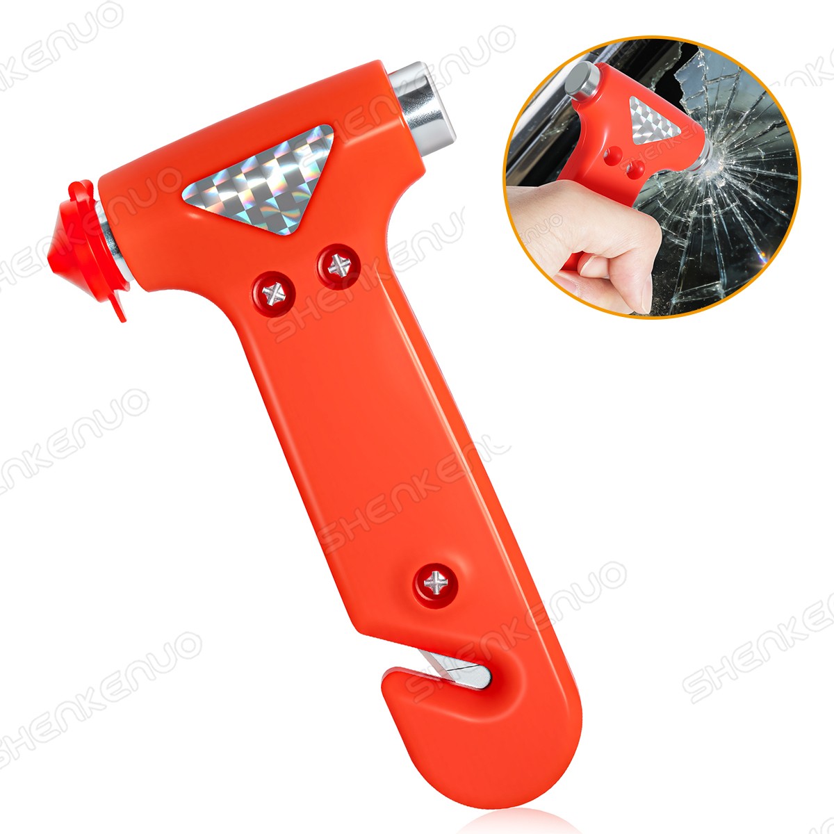 Car Emergency Escape Hammer Seat Belt Cutter Window Breaker Safety Tool