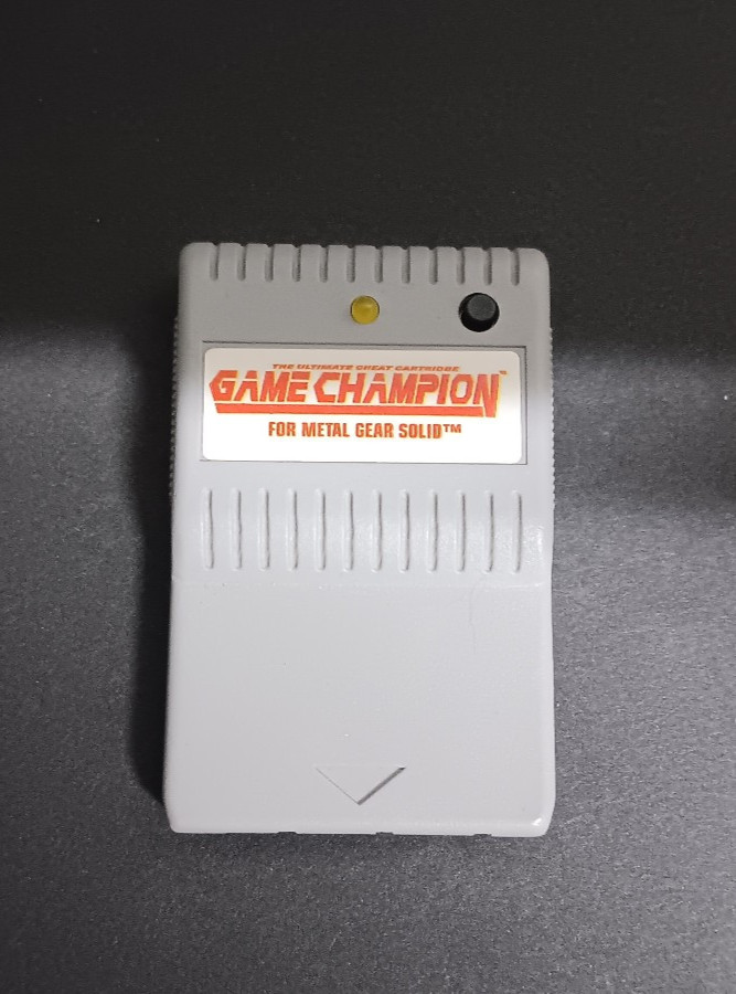 Metal Gear Solid Game Champion Memory Card, Includes Custom Instructions, RARE