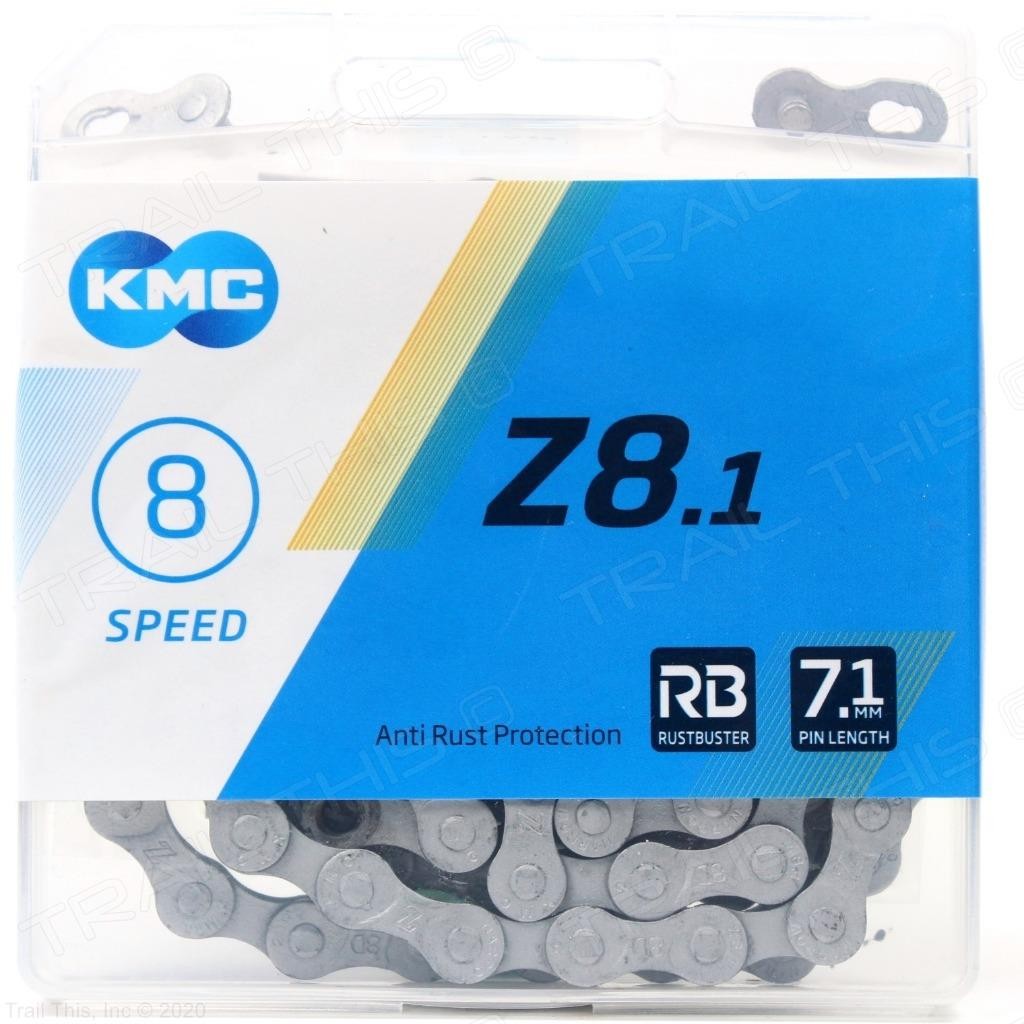 KMC Z8.1 Rustbuster 8-Speed Bike Chain 116L 3/32" fits 8-Speed Shimano / SRAM