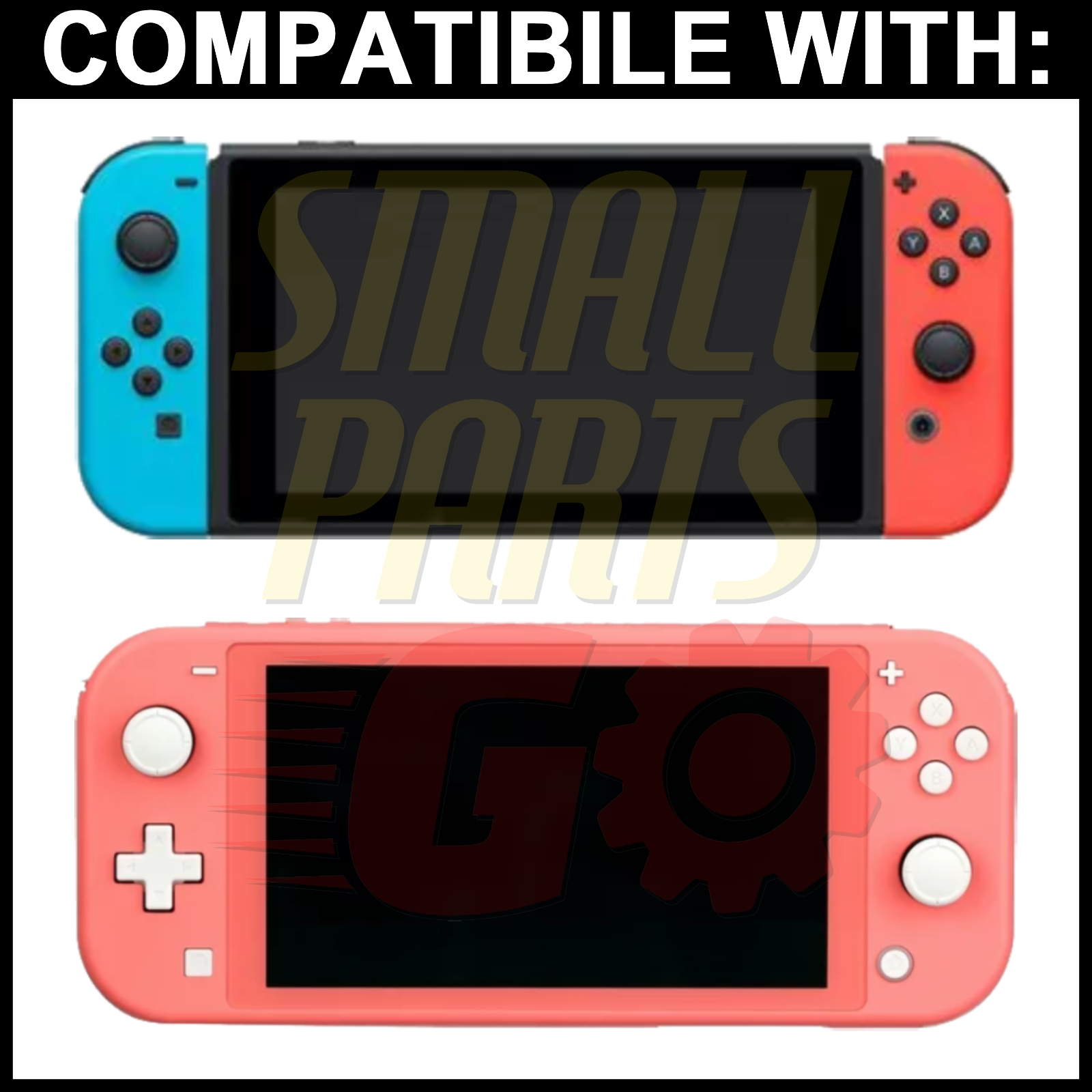 2x Thumb Stick Grip Caps For Nintendo Switch/Lite/OLED Joy Con Replacement