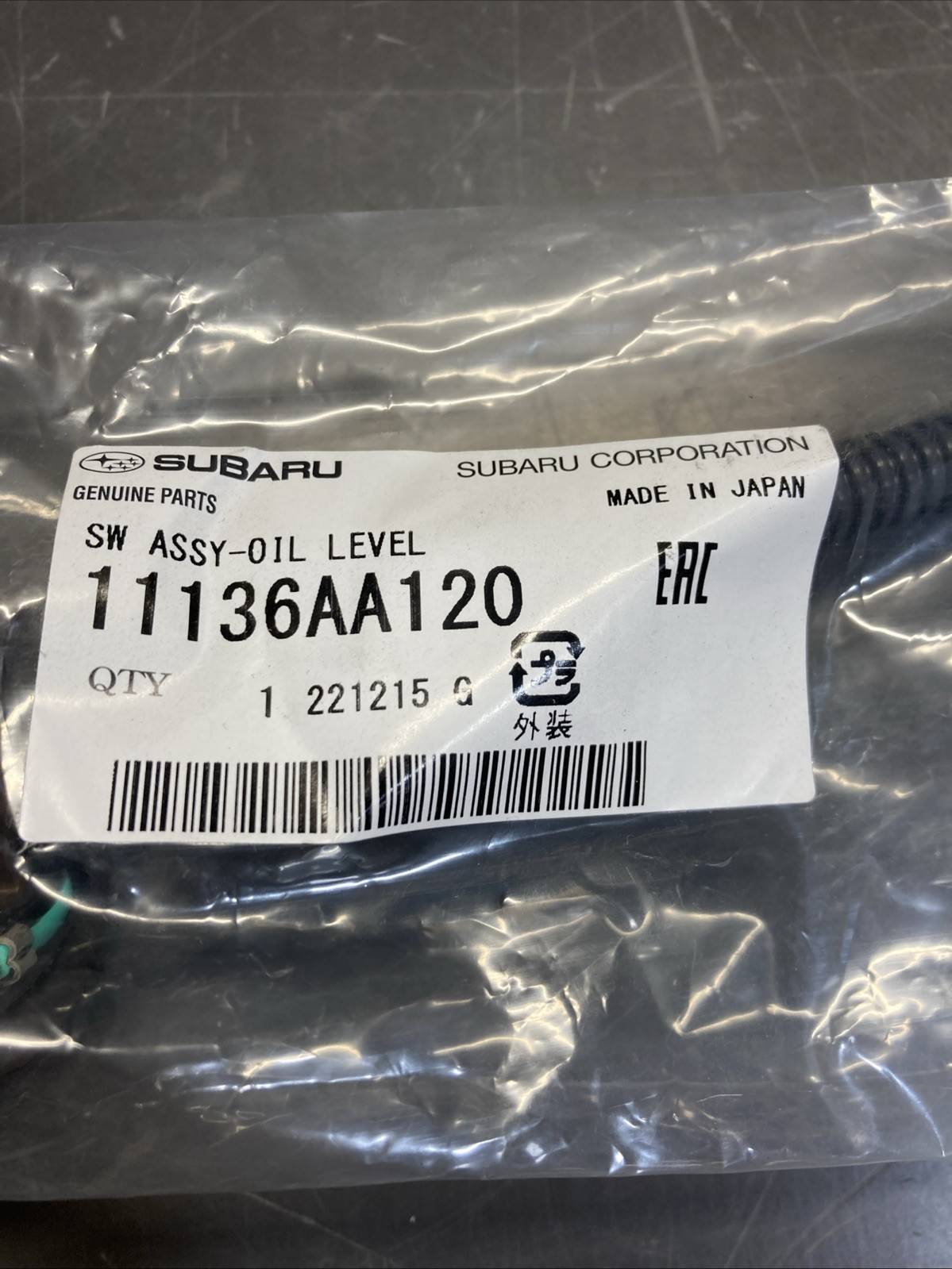 Subaru Oil Level Sensor 11136AA120