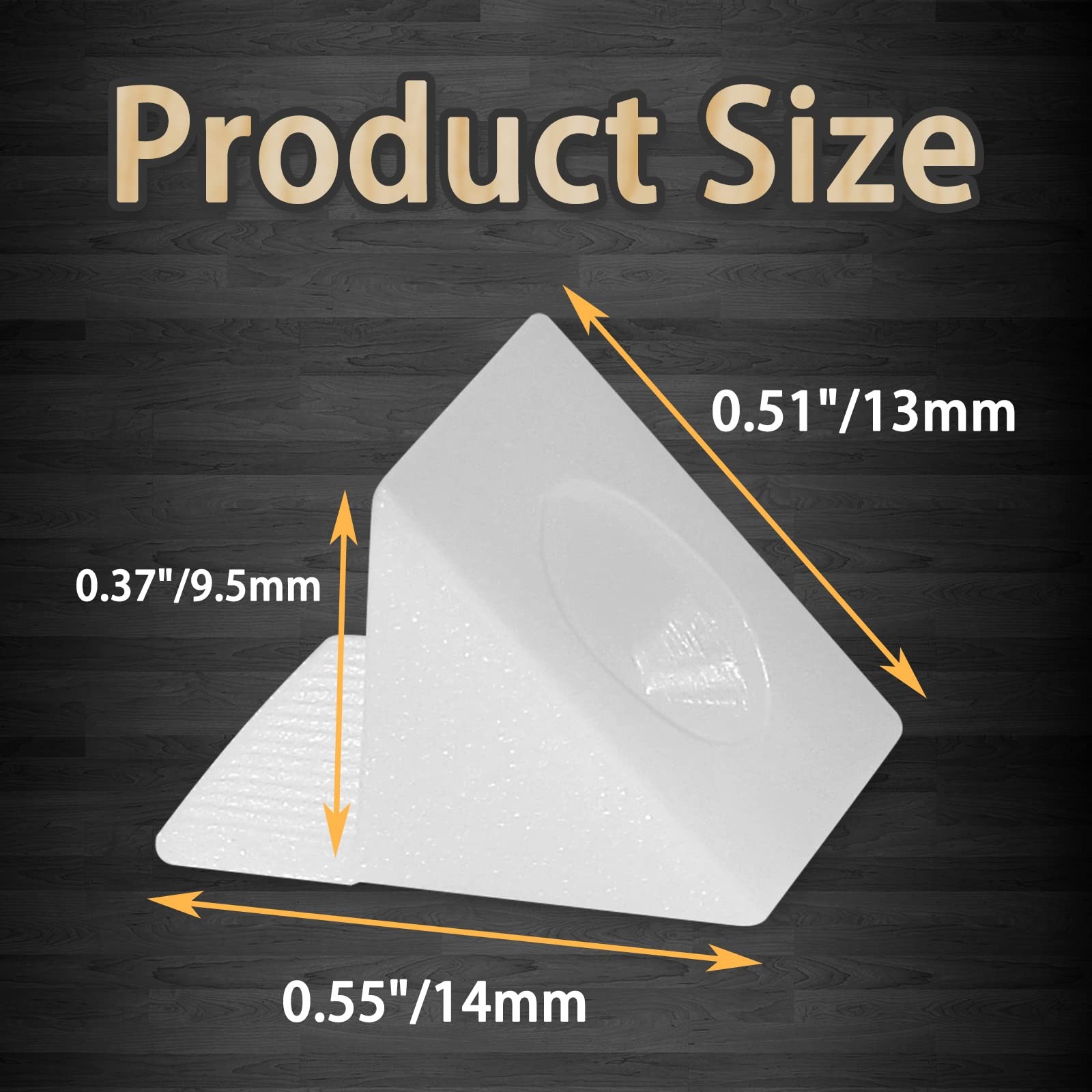 50 Pcs Repair Mending Wedges Fixing Sagging Drawer, Plastic Angle Code Drawer...