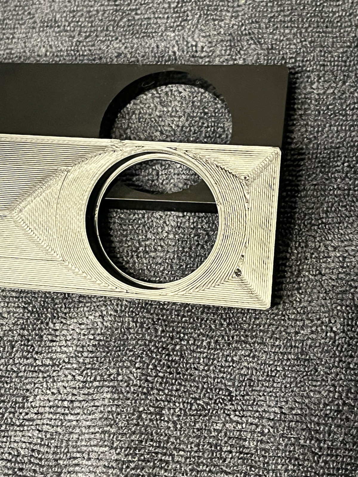 Nikon Microscope C-ND DIC6 Nosepiece Slider Plug With Support Ring 3D Printed