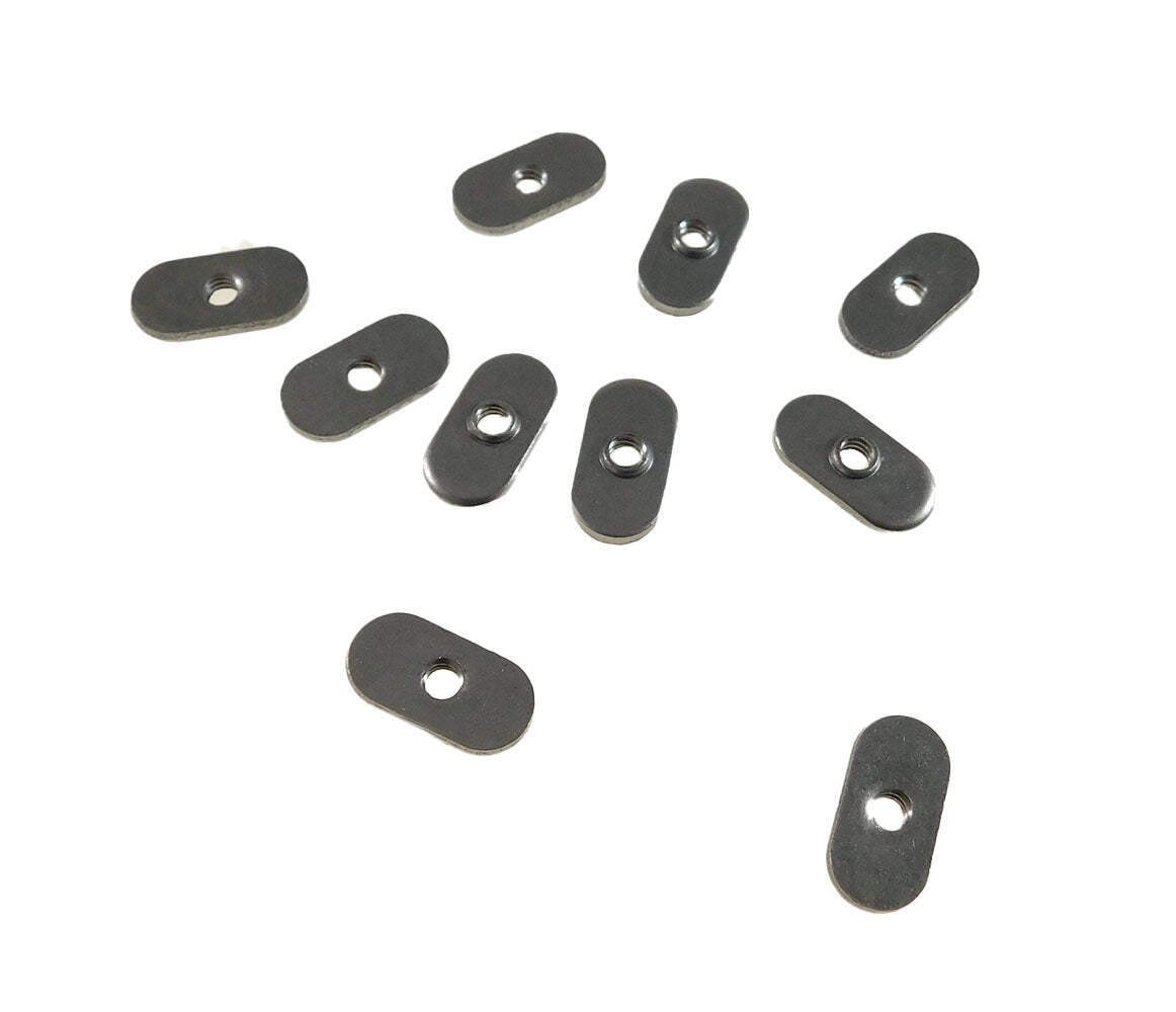 10 Pack 6-32 Spot Weld Nuts - Double Tab - ND 1114