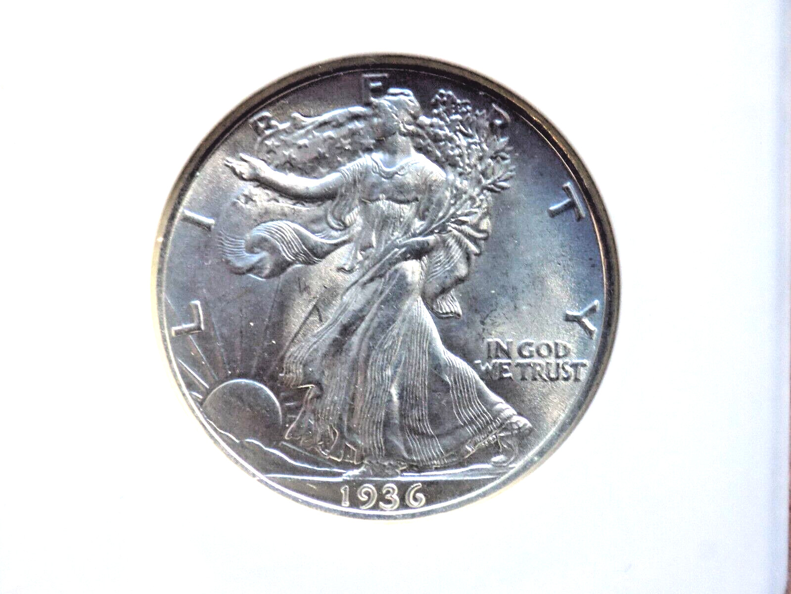 1936 WALKING LIBERTY HALF DOLLAR NGC 63