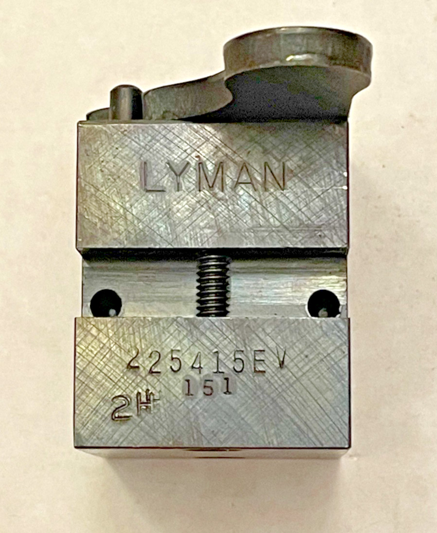 LYMAN 225415 22 CAL 55 GRAIN double cavity bullet MOLD