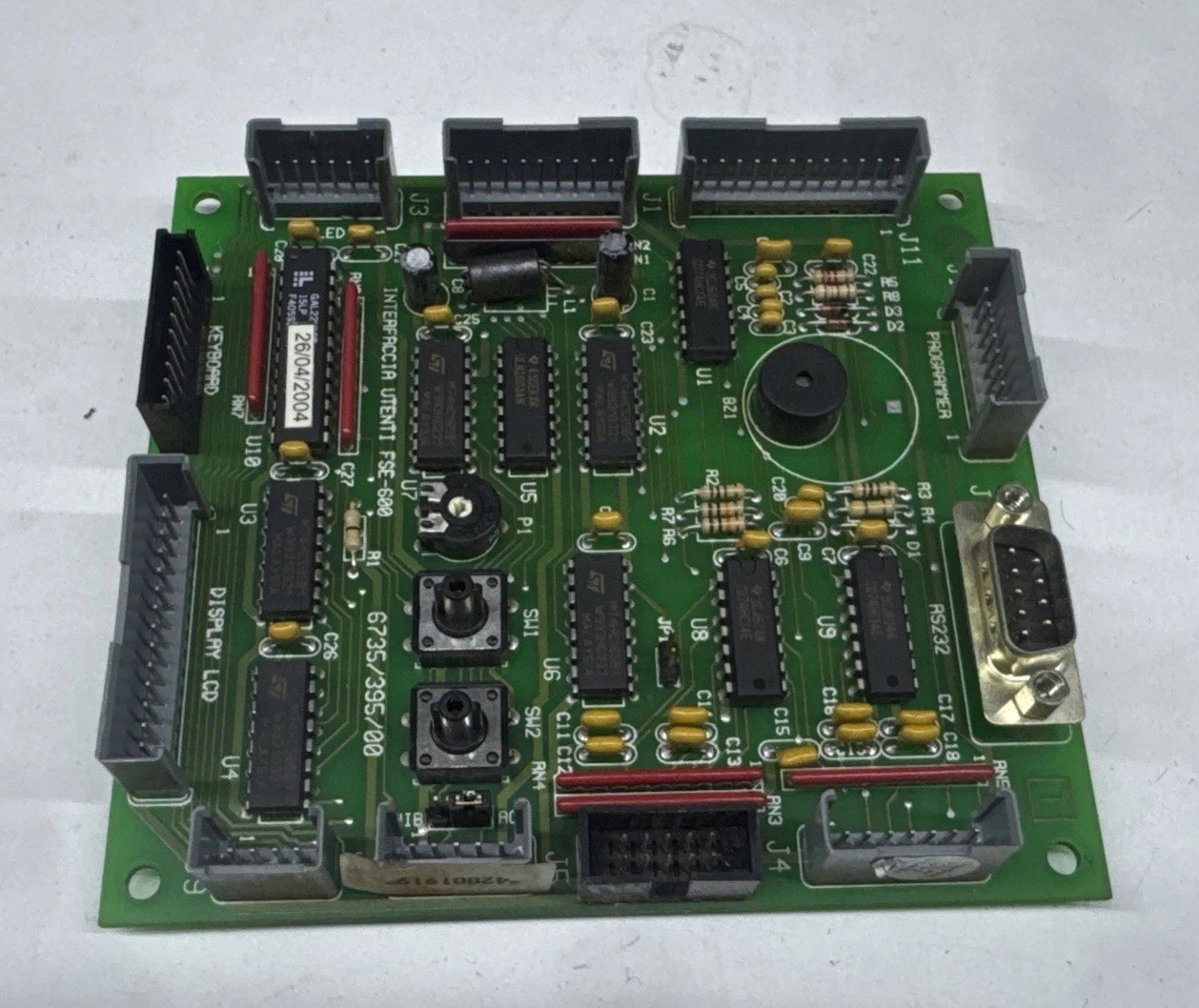 6735/395/00 Zanussi Necta interface PCB Board 99865