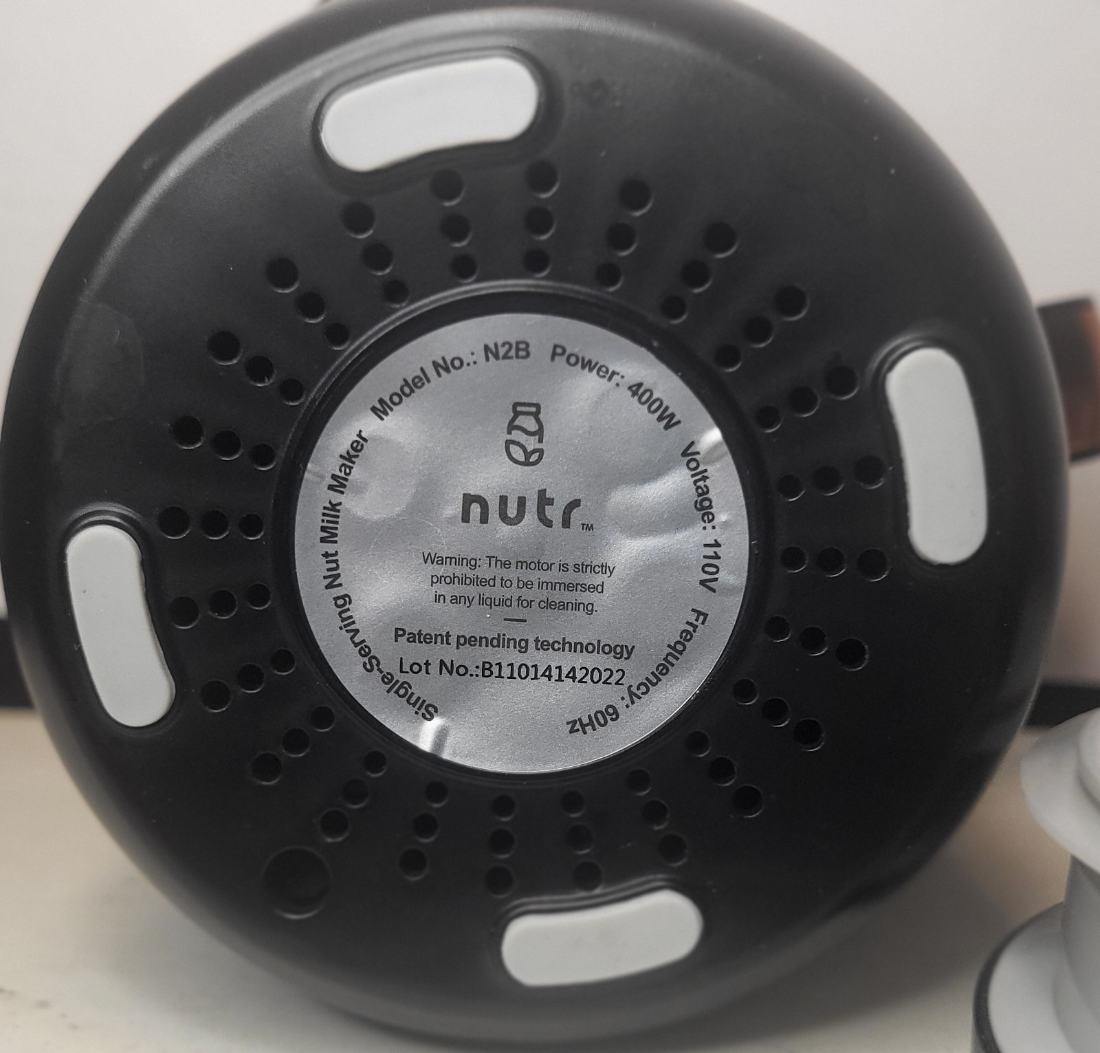 Nutr Machine - Automatic Nut Milk Maker | Black
