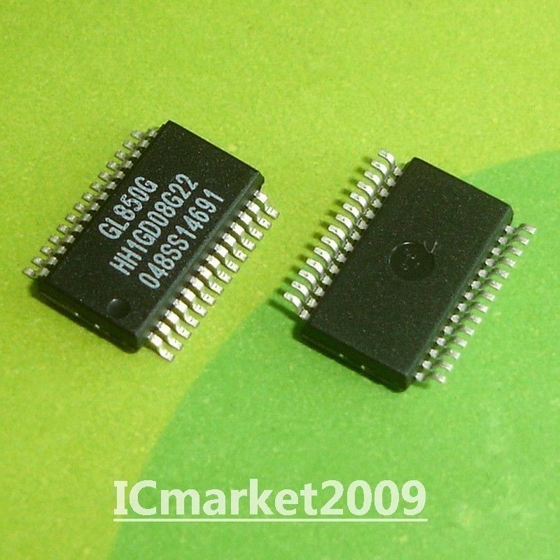 10 PCS GL850G SSOP-28 GL850 SMD USB 2.0 HUB Controller Chip IC