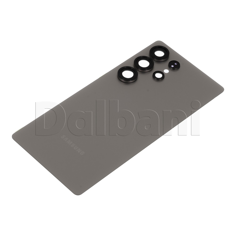 Back Glass Rear Housing Battery Cover For Samsung Galaxy S25 Ultra White Silver