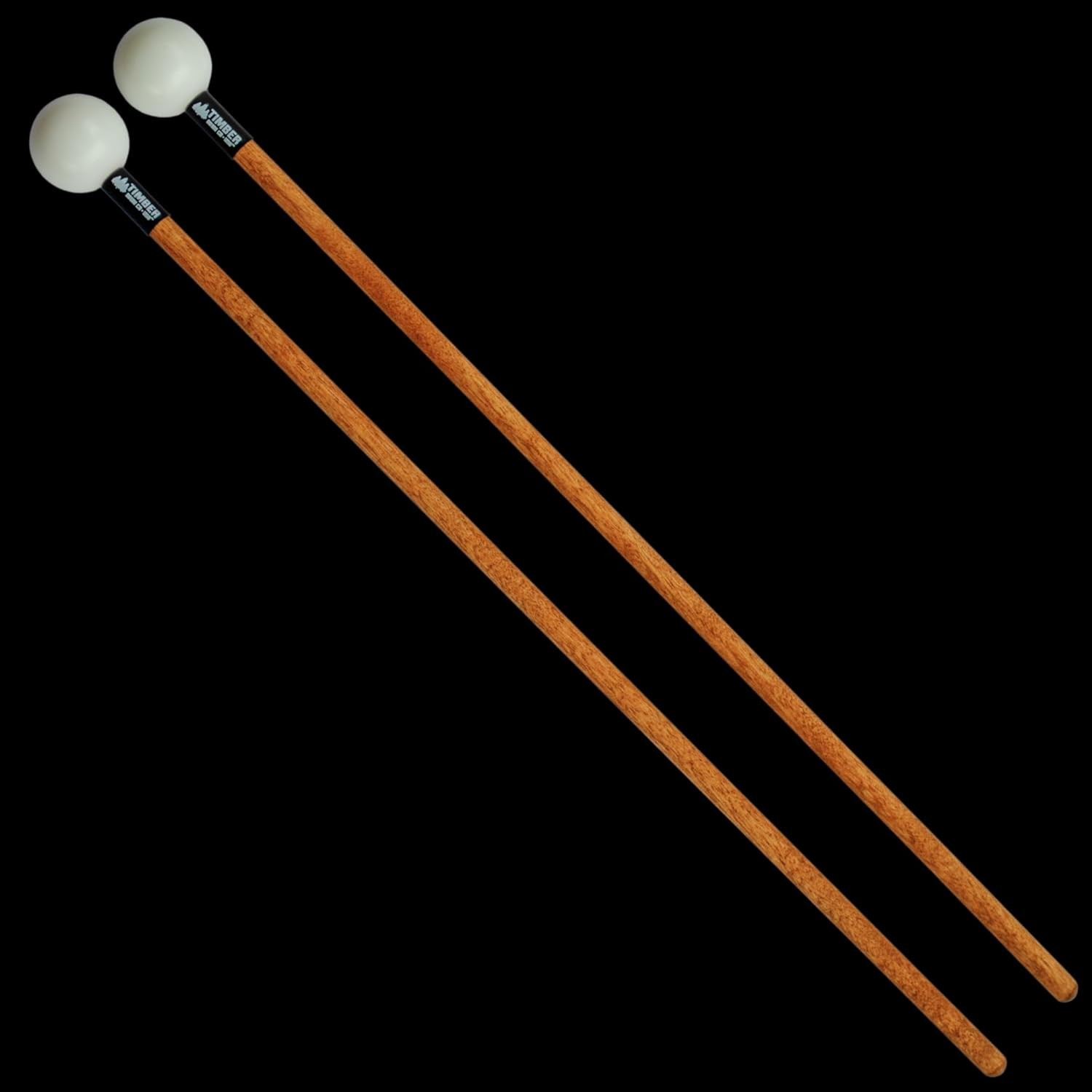 Timber Drum Co. Percussion Bell Mallets — MADE IN Single Pair, Hard Poly