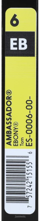 Remo Ambassador Ebony Drumhead - 6 inch