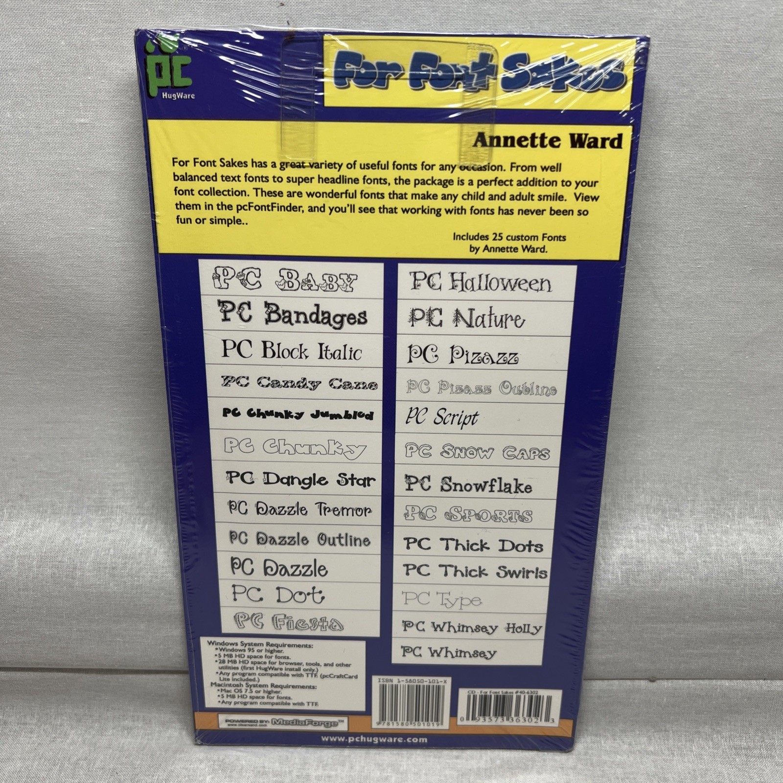 FOR FONT SAKES 25 Custom Fonts Provo Craft HugWare CD 3