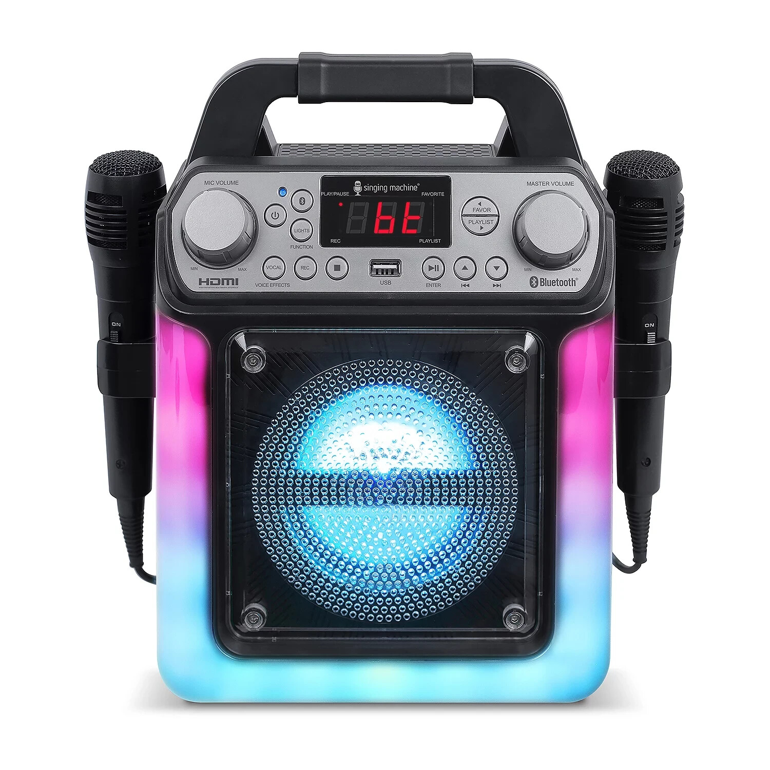 Singing Machine Portable Bluetooth Karaoke System (SML654BK) - [LN]™