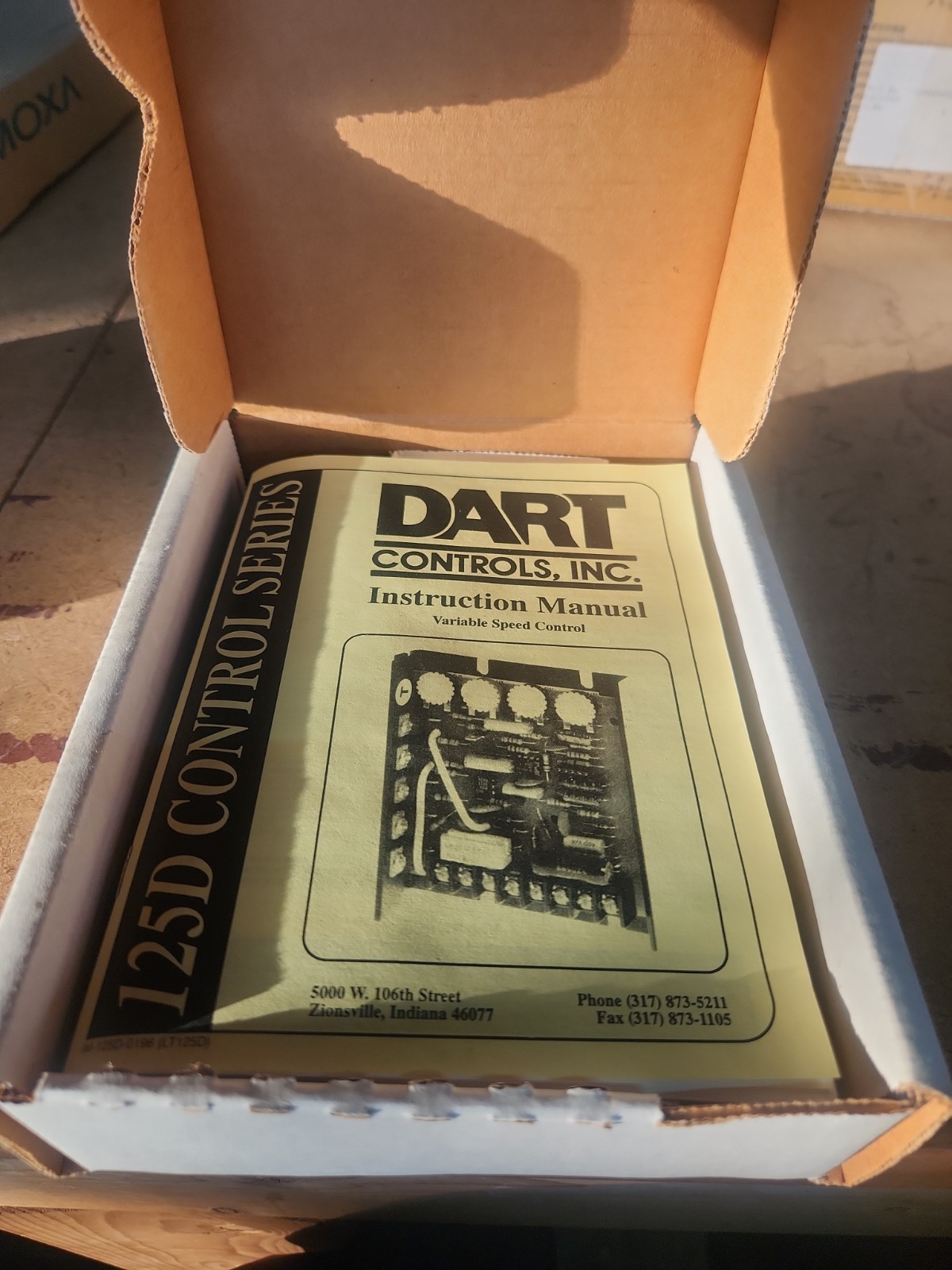 Dart Controls 125DV-C Speed Control Motor  GSD4-240-5C