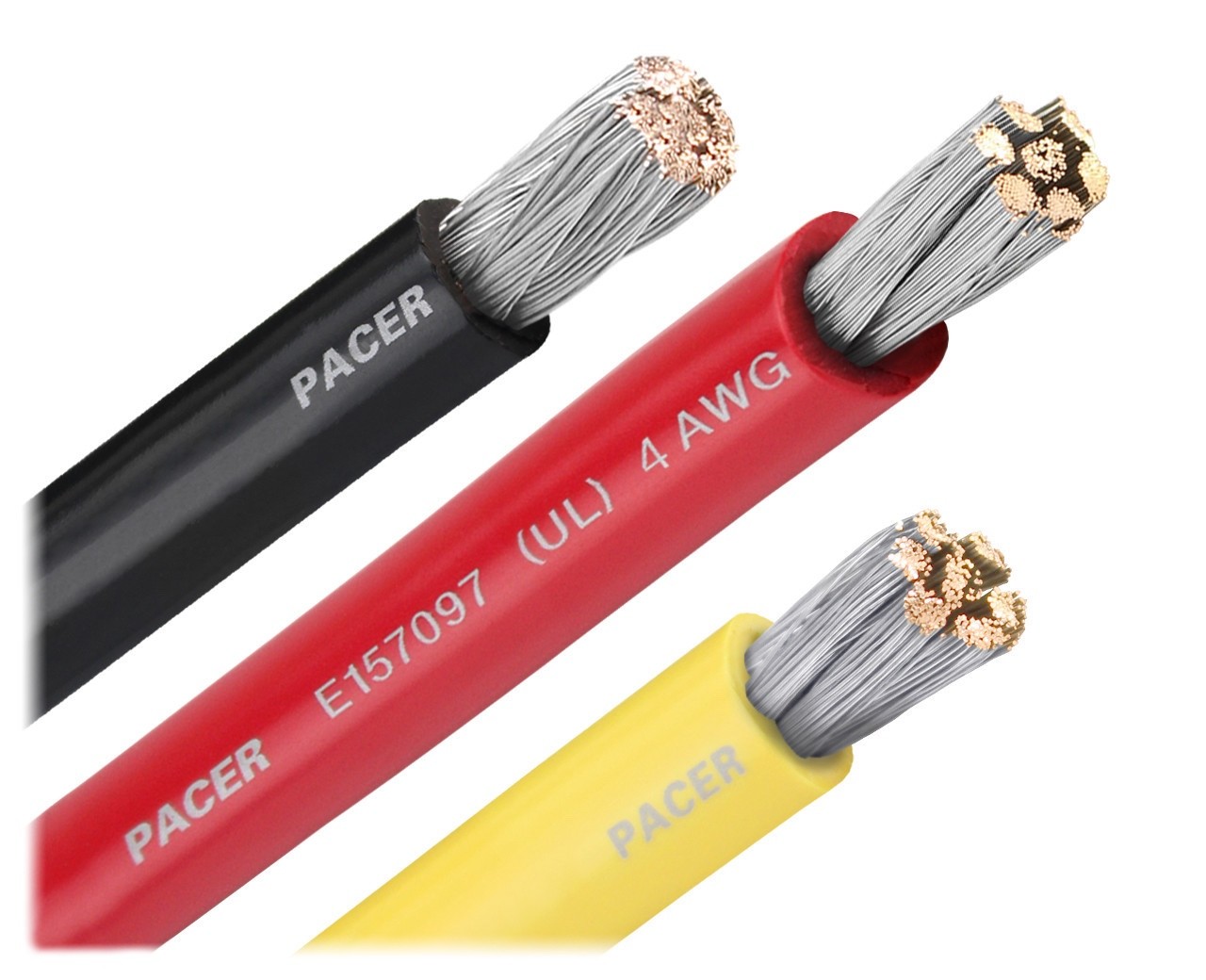 4 AWG Gauge Tinned Copper Battery Cable Power Wire Car, Marine, RV, Amp - Custom