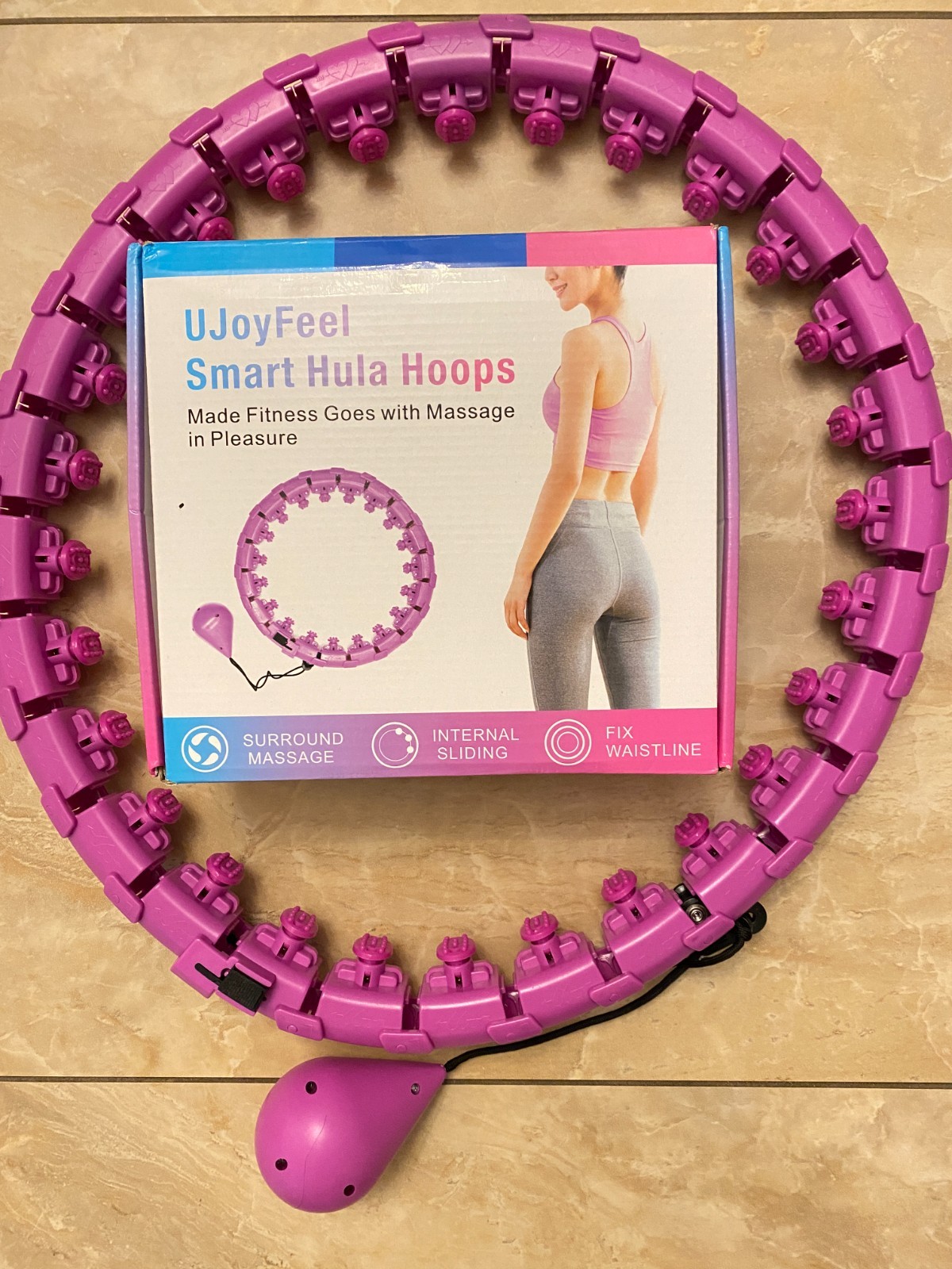 U Joy Feel Smart Hula Hoops pink