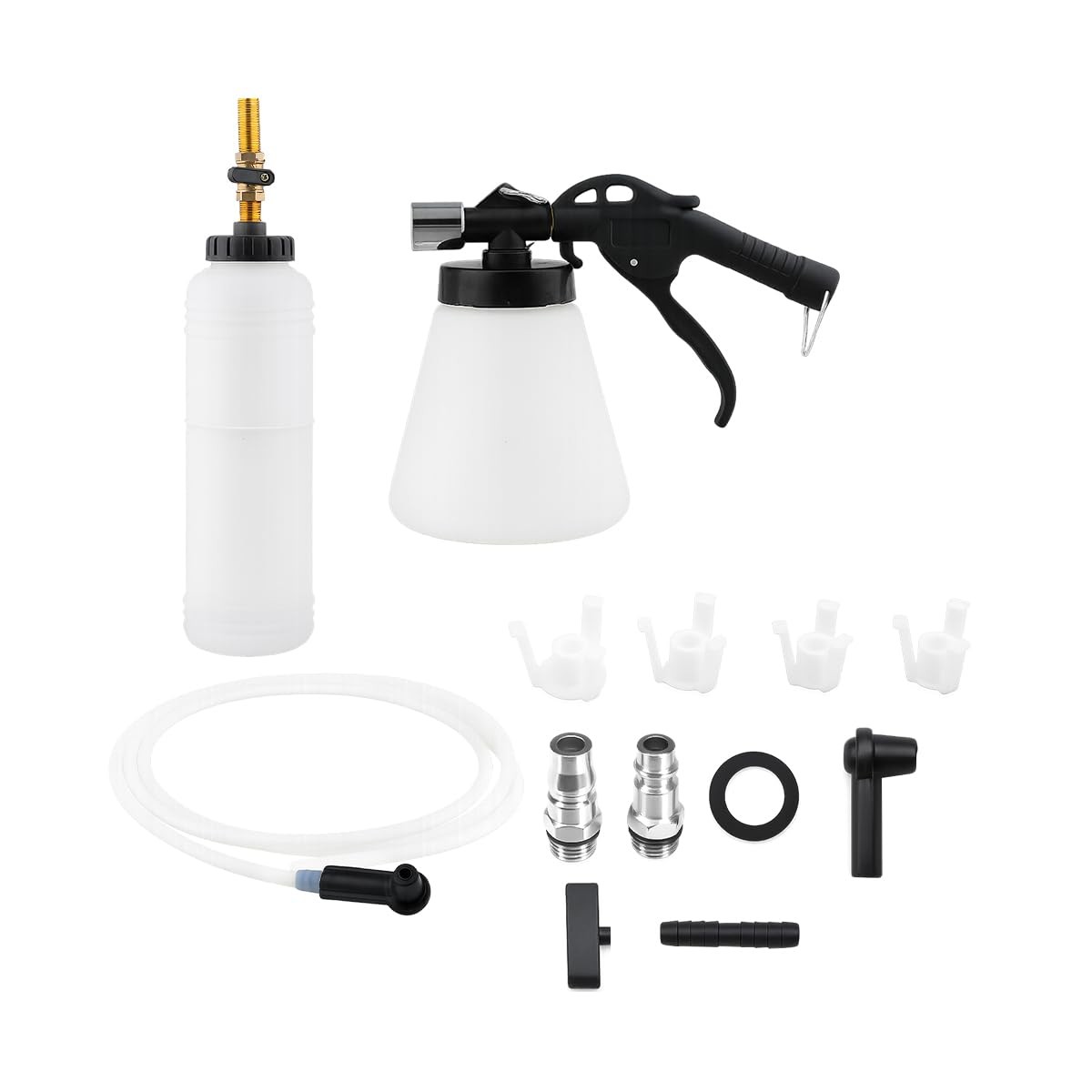 Zpana Car Brake Bleeder Kit, 1L Vehicle Manual Black/White