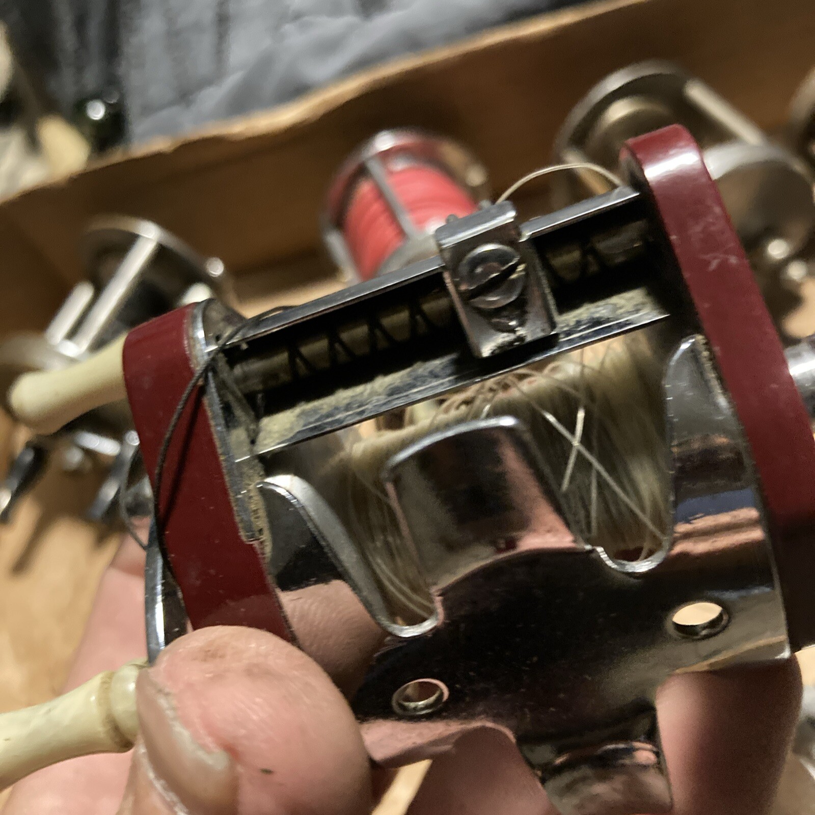 Vintage fishing reels