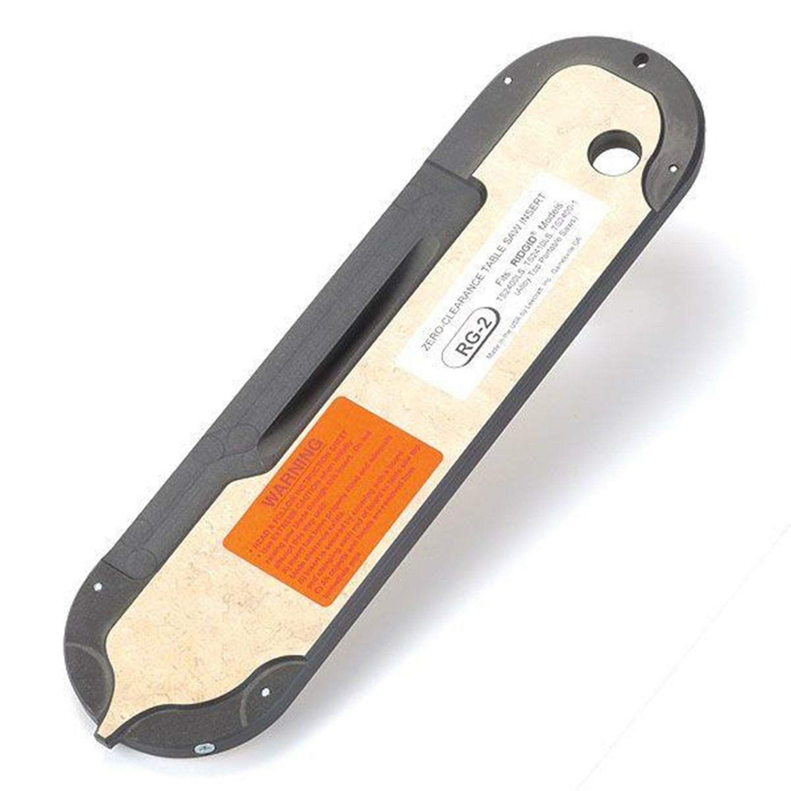 Leecraft RG-2 Zero Clearance Insert for RIDGID TS2400-1, 2400LS and 2410LS (Colo