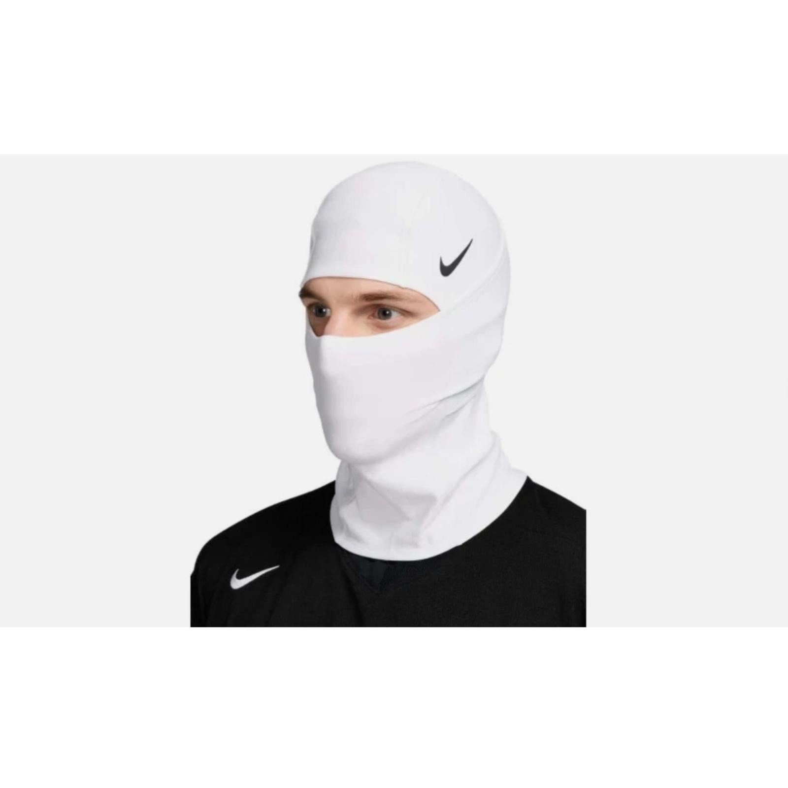 Nike Pro Therma-FIT Hyperwarm Dri-FIT Hood Balaclava Face Mask White New