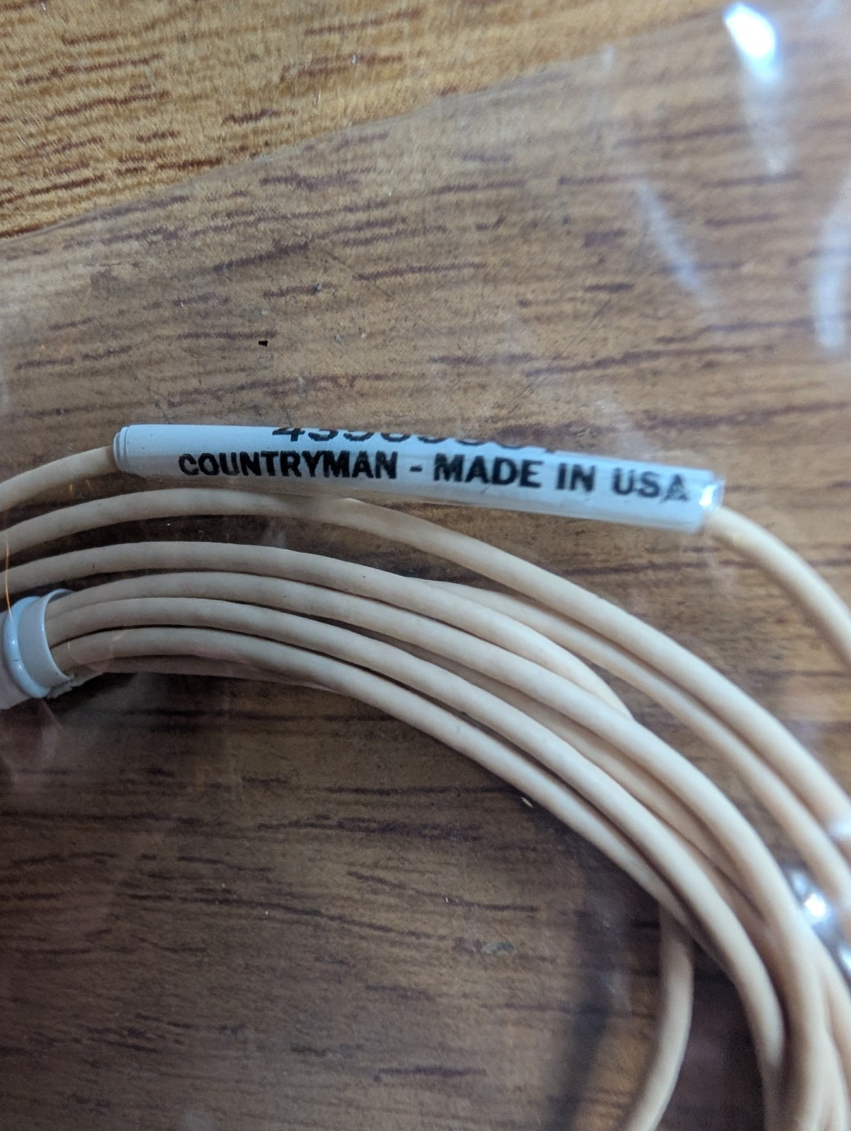 Countryman E6CABLE1NC E6 Cable for Hardwired Mics, tan OPEN TAIL FOR YOUR CHOICE