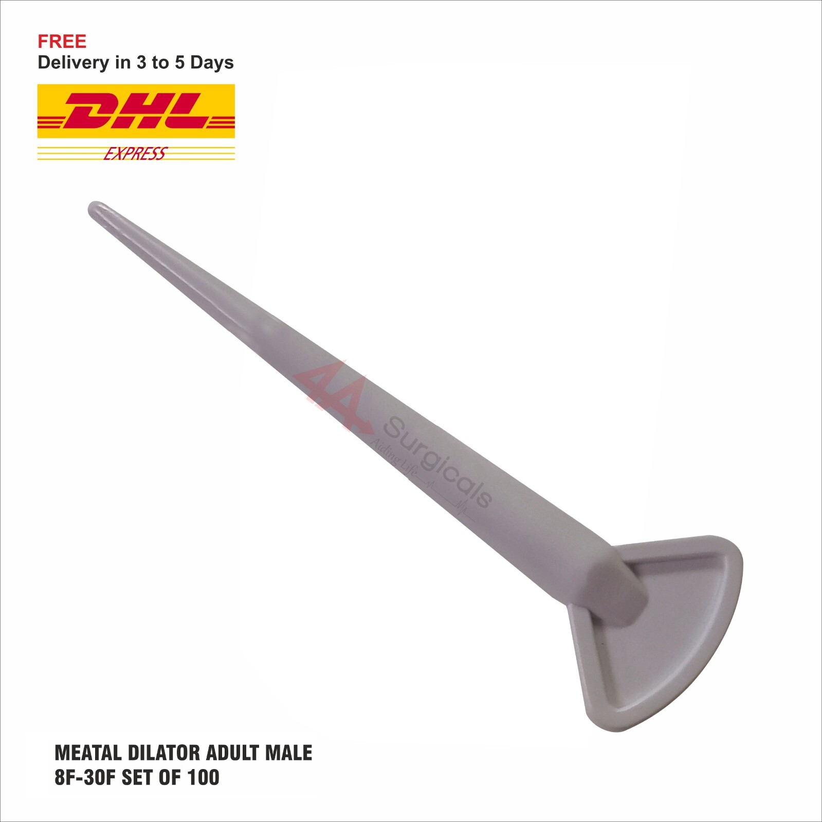 4A Meatal dilator adult Male 8F-30F set of 100