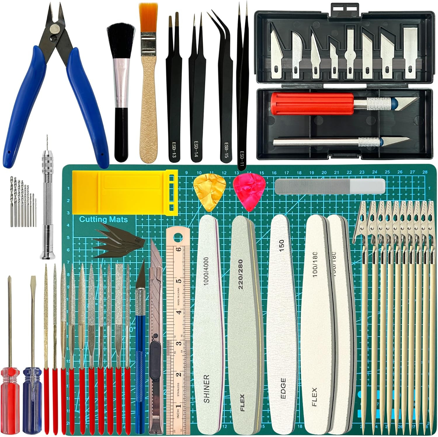 Model DIY Tool Kit, Professional Gundam Craft Building Repairing Tool Set, Dollh