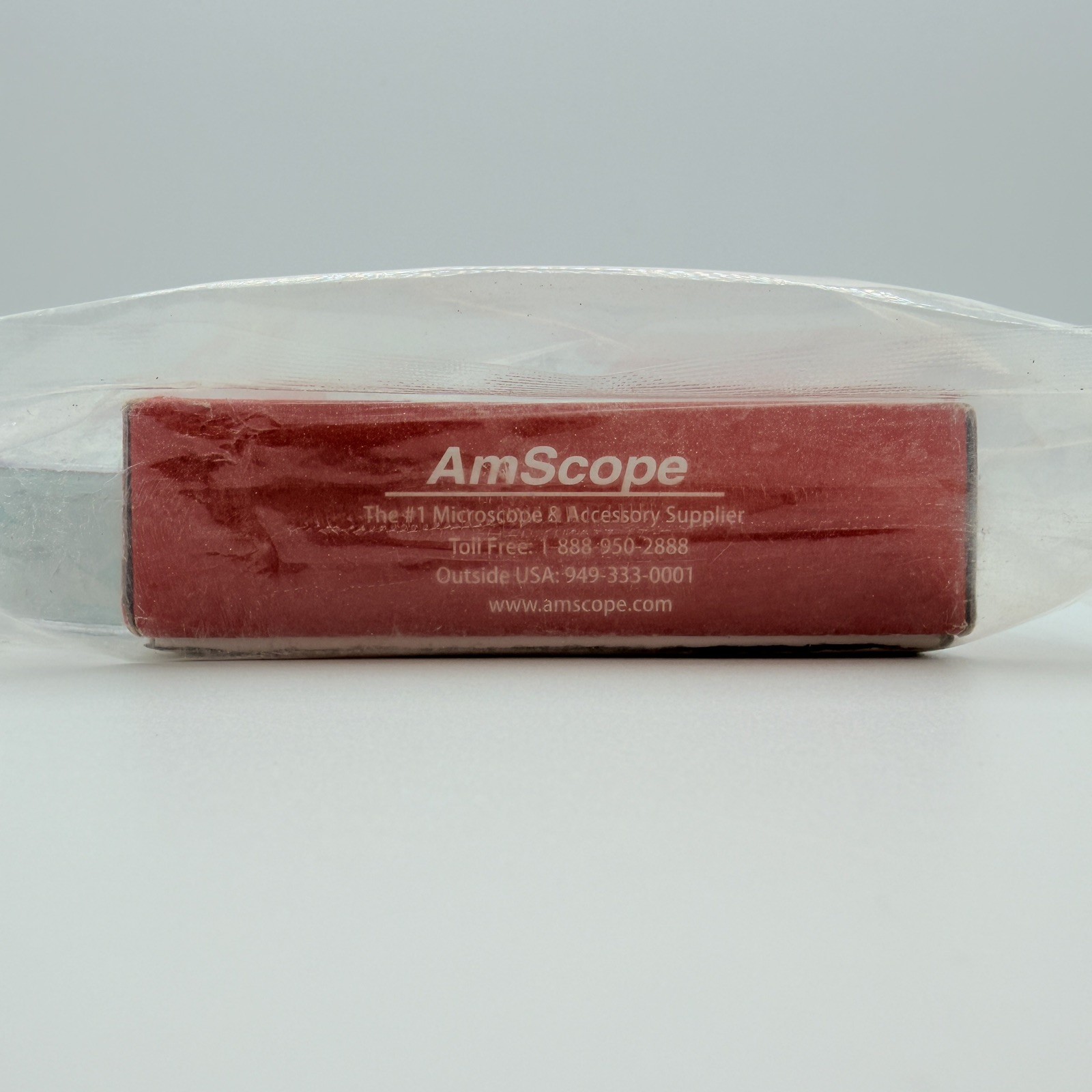 AmScope 172pc Microscope Slide Set: 72 Ground Edge Slides + 100 Cover Glass NEW