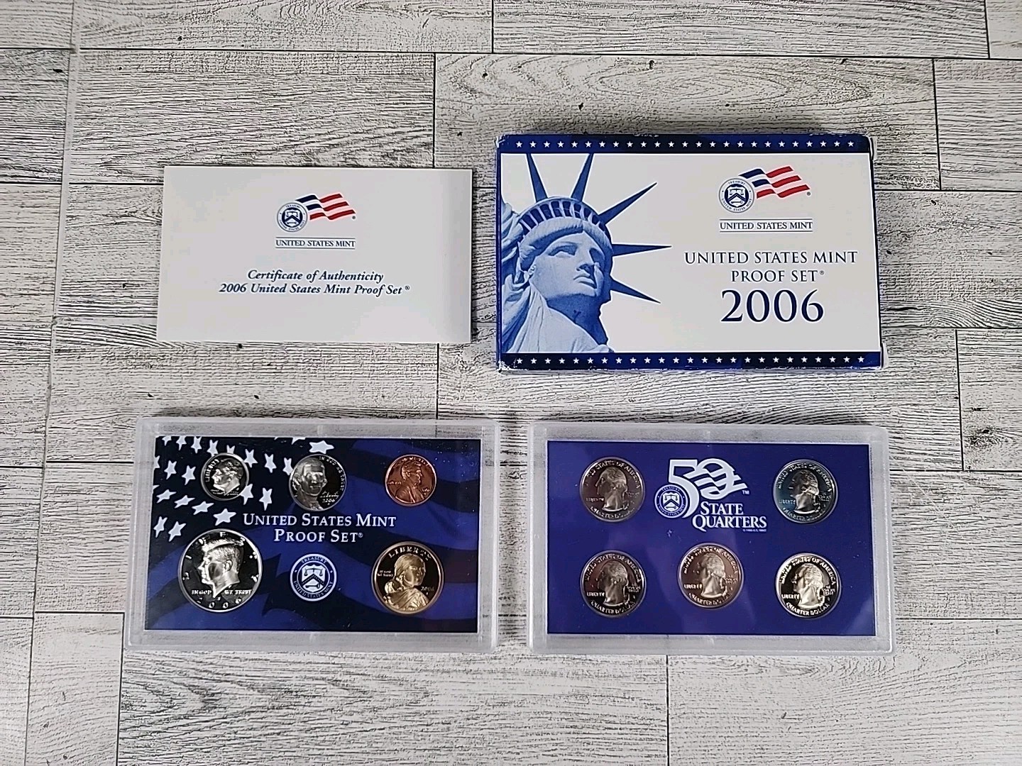 2006 United States Mint US 10 Coin Proof Set w/ COA