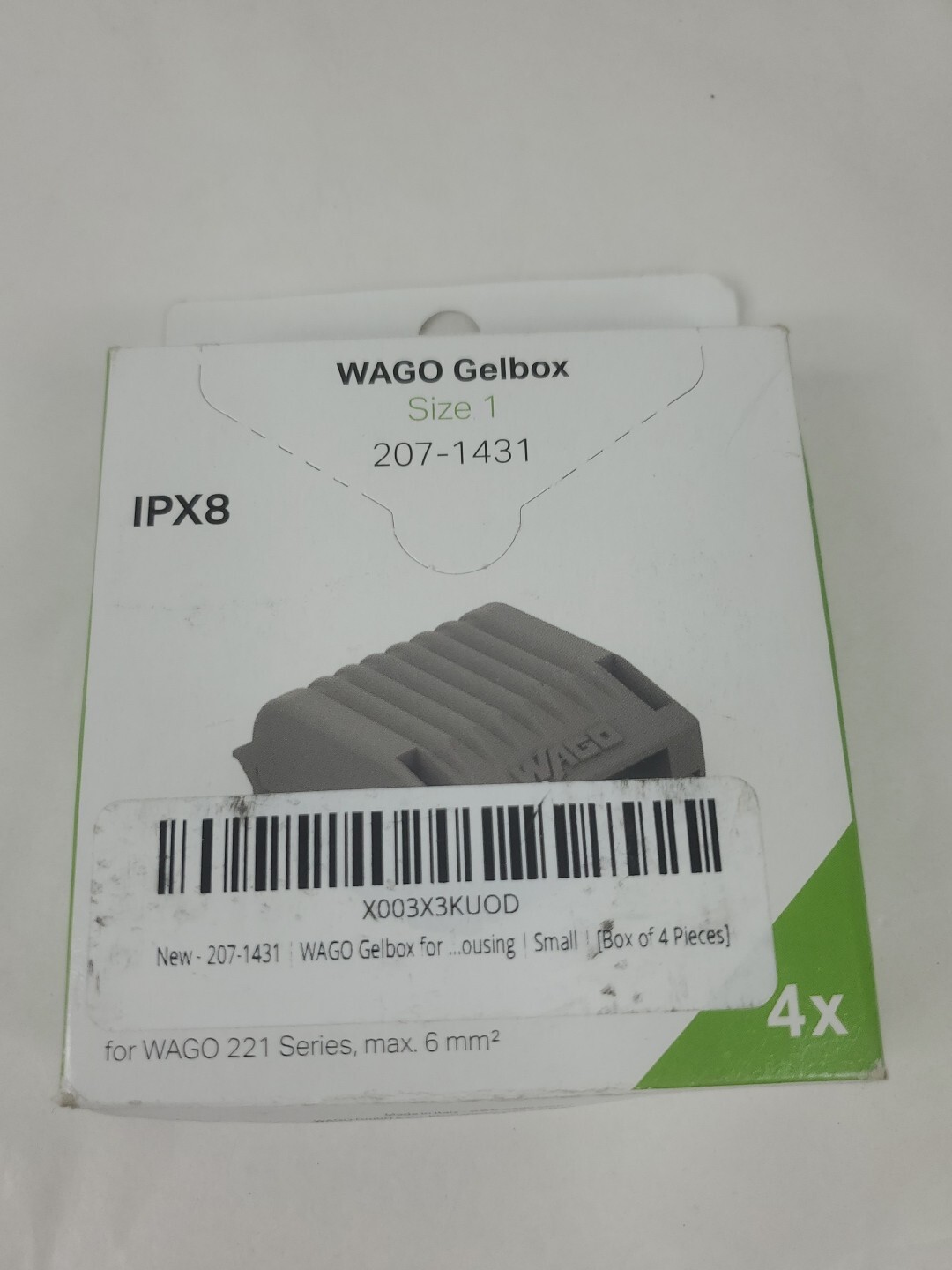207-1431 | WAGO Gelbox for 221 Series connectors | Moisture Protection |...