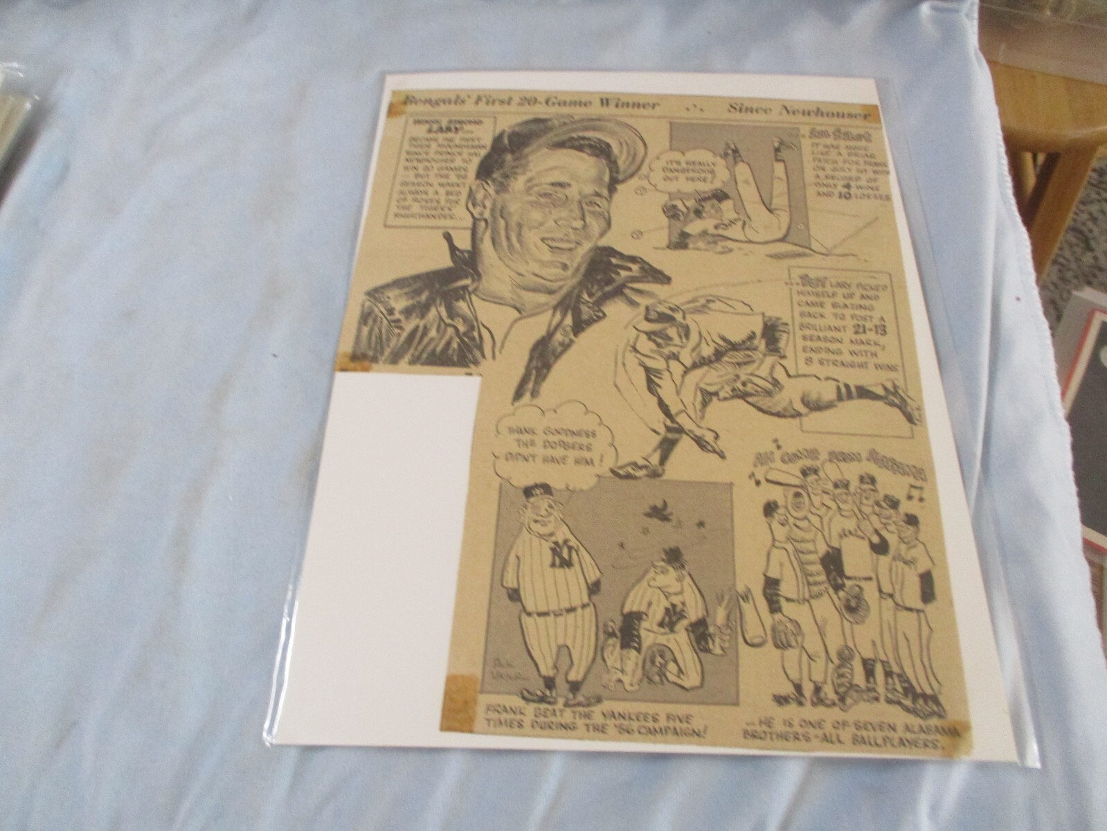 SPORTING NEWS 11/21/56 BENGALS FIRST 20 GAME WINNER FRANK STRONG LARY