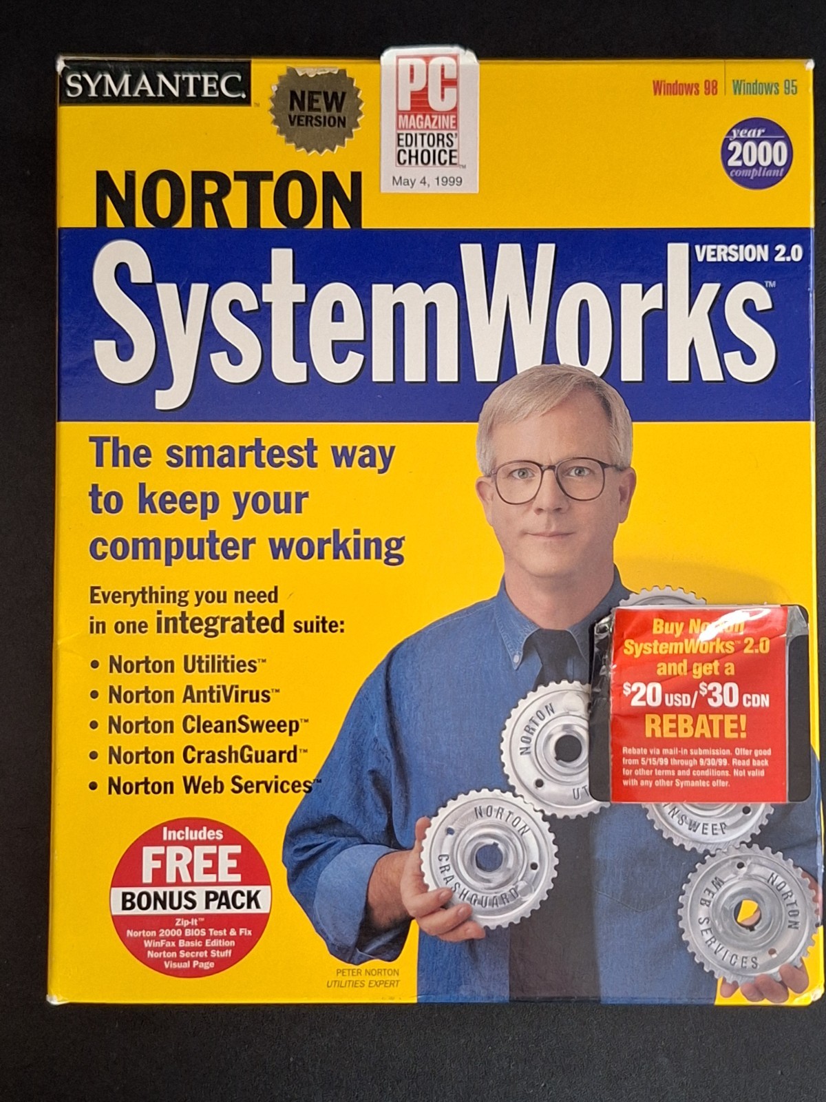 Symantec Norton SystemWorks Version 2.0 Standard Retail, Win95/Win98, Complete