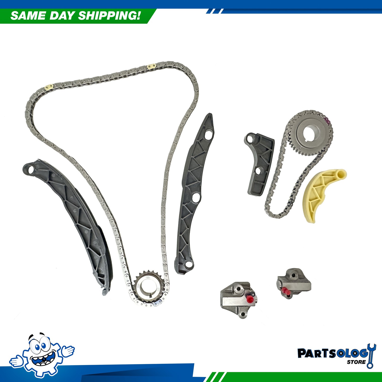 DNJ TK4297 Timing Chain Kit For 15-22 Hyundai Kia 2.0L-2.4L DOHC