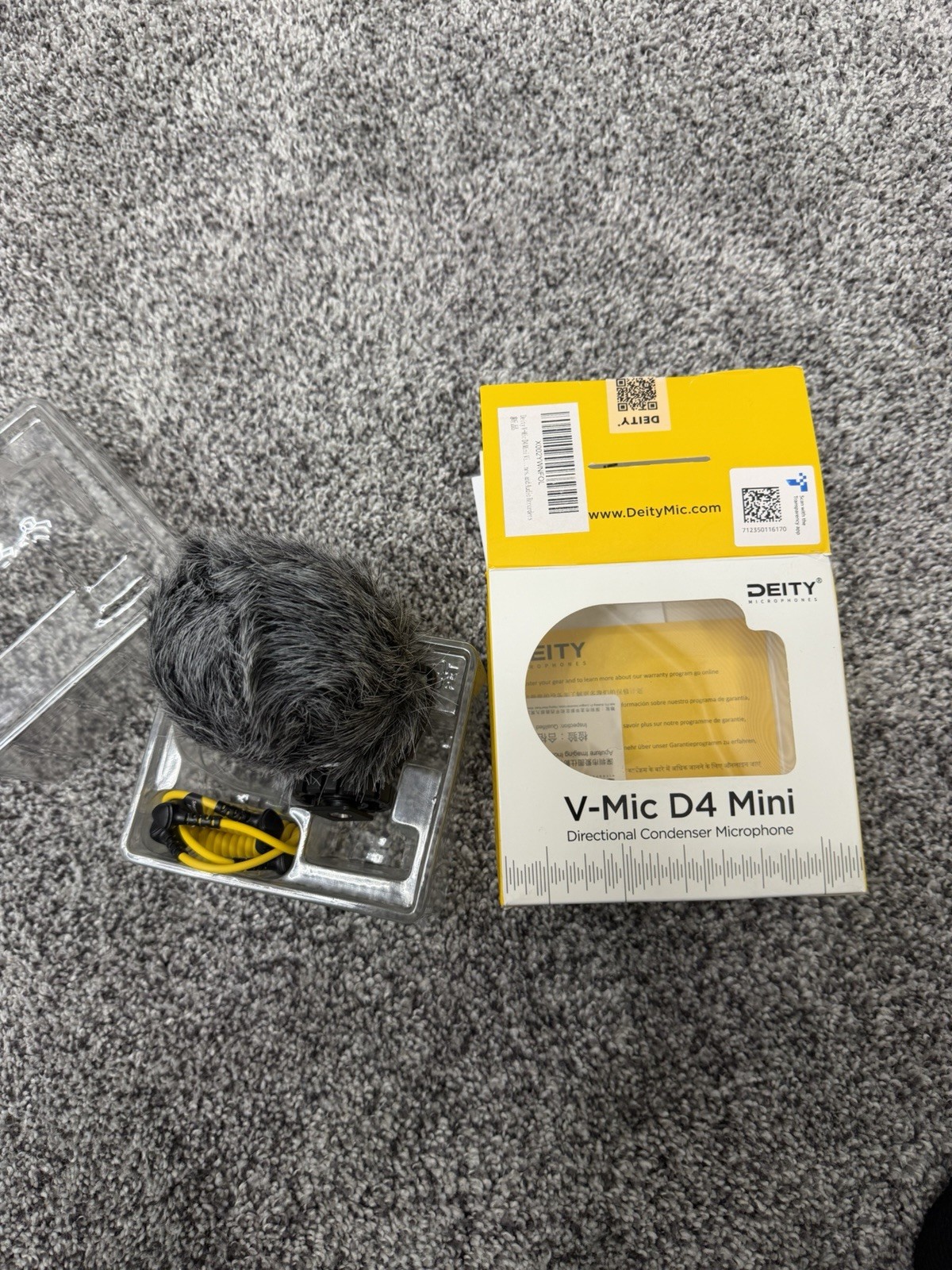 Deity V-mic D4 Duo Dual-head Cardioid Broadcast Video microphone for Phone DSLR