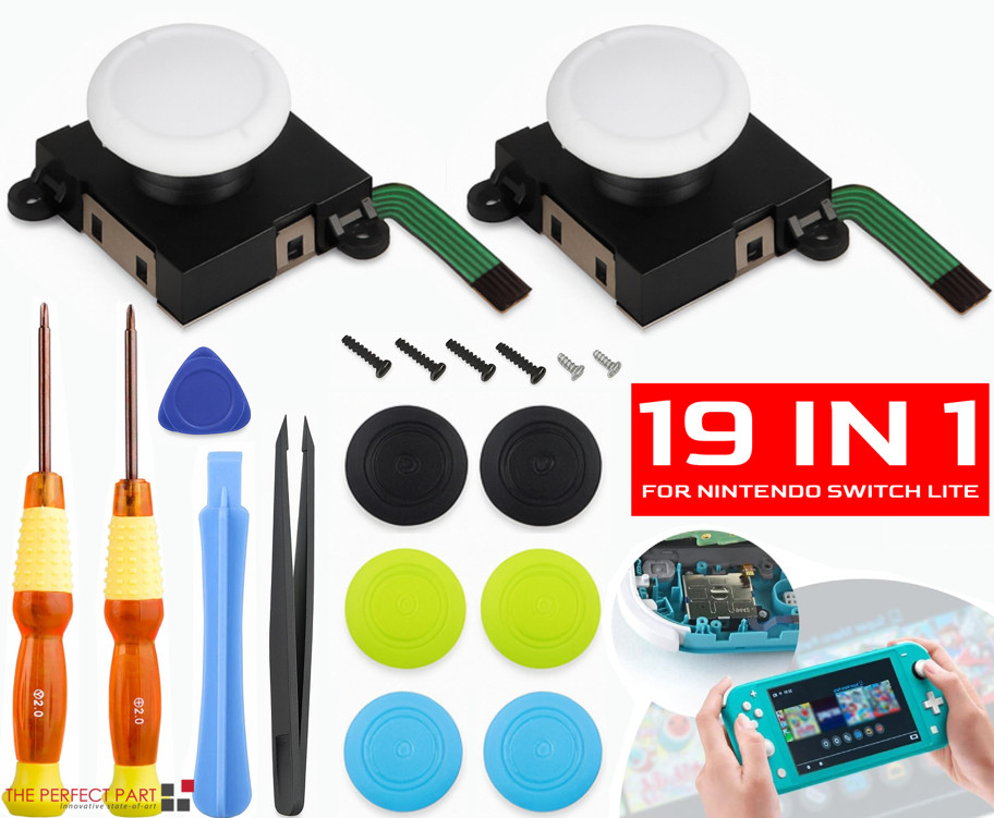 For Nintendo Switch Lite 19in1 Analog Joystick Replacement Repair Tool Kit Set