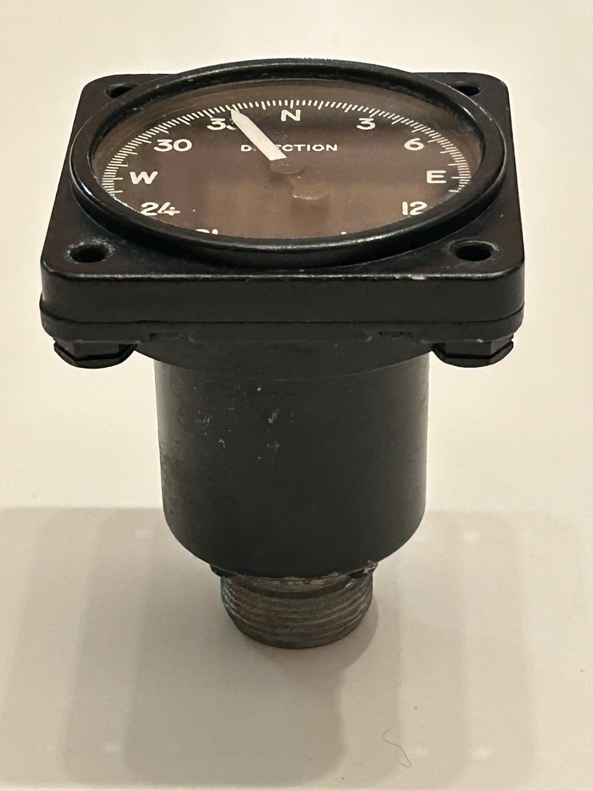 VINTAGE REMOTE INDICATING COMPASS DIRECTION - AIRCRAFT INSTRUMENT - UNTESTED