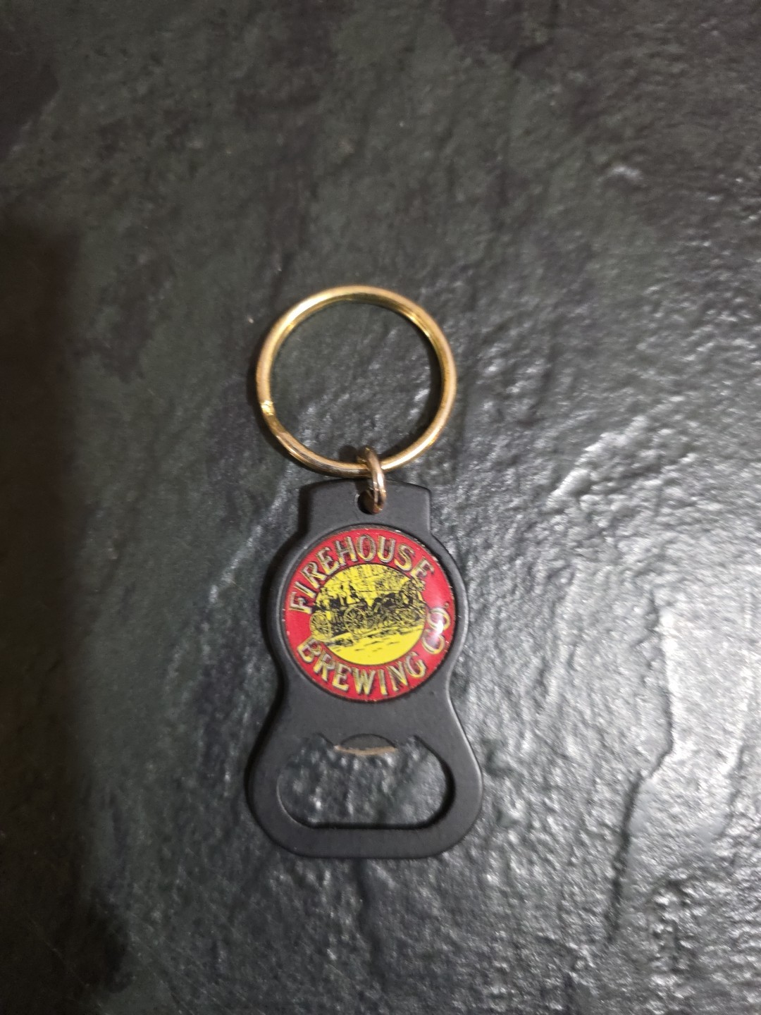 Firehouse Brewery Co. Beer Bottle Opener Keychain