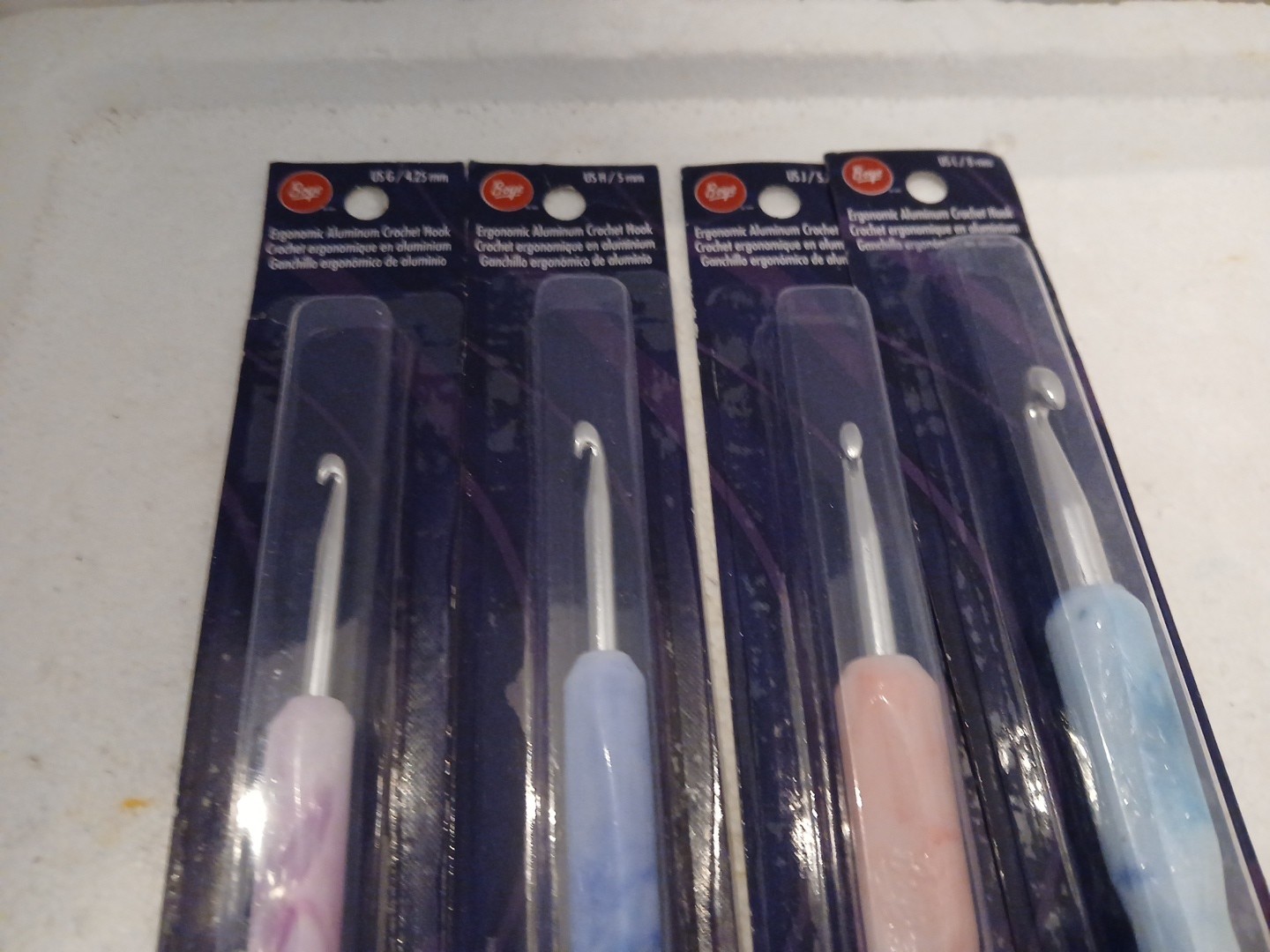 New Boyd Crochet Hooks G,H,J,L