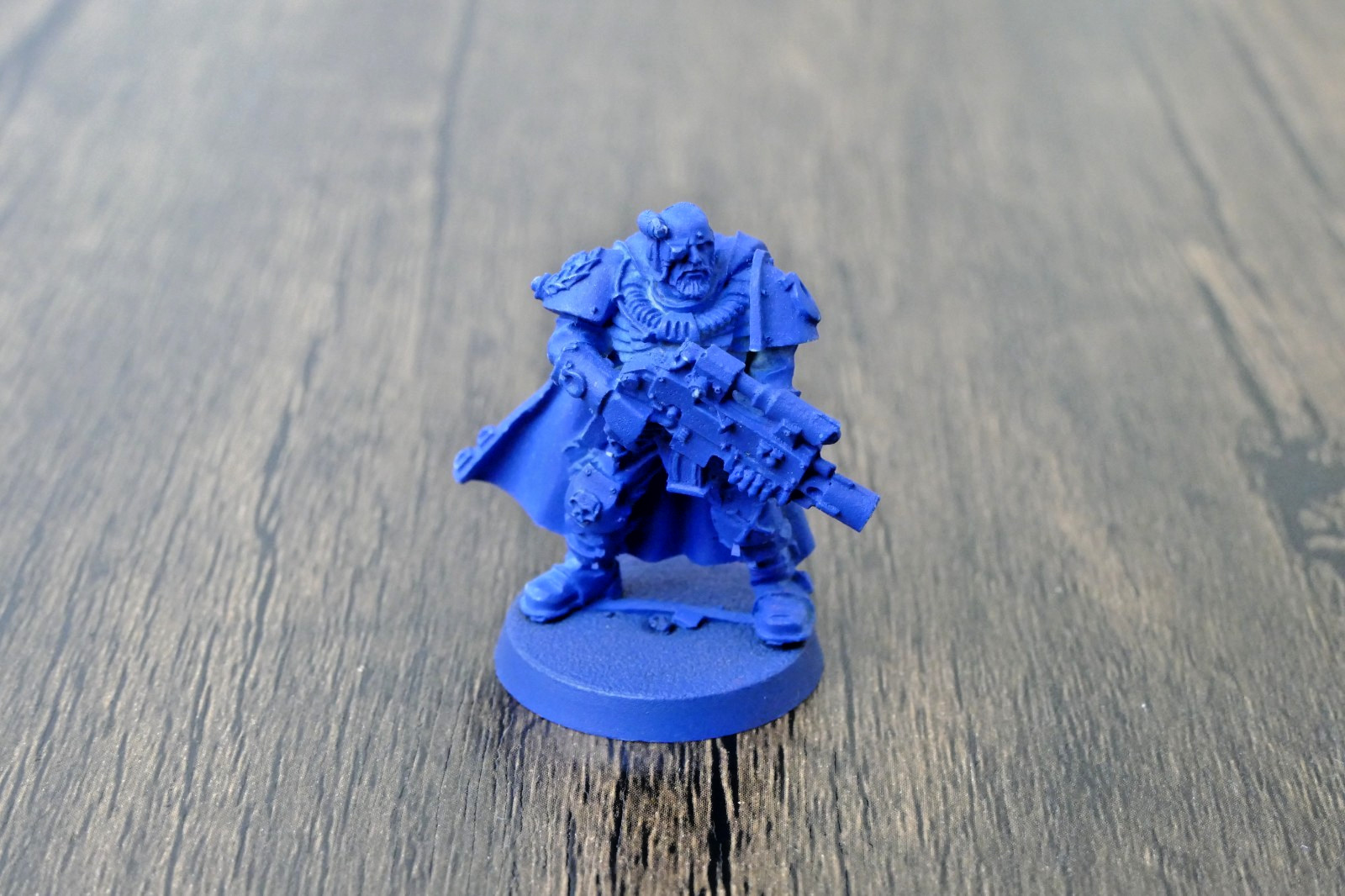 Warhammer 40k Space Marines Sergeant Telion OOP Assembled Primed Finecast