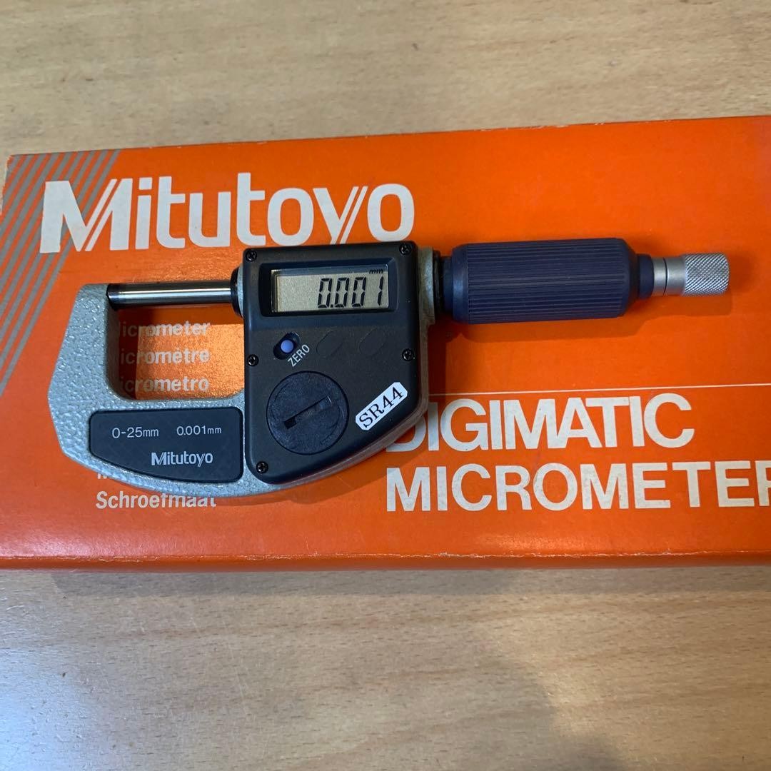 Mitutoyo Digital Micrometer 0-25mm 0.001mm with Case