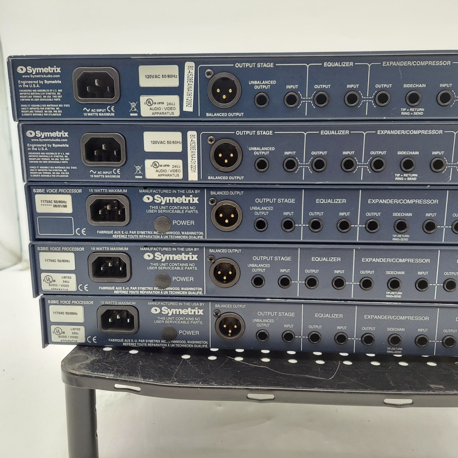 Lot of 5 Symetrix 528E Voice Processor