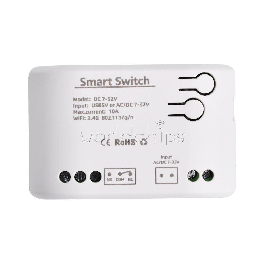 DC 7-32V 2200W Switch Relay Timer Wireless Remote Control Inching/Self-Locking