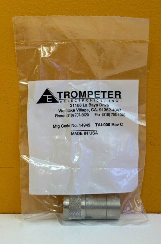 Trompeter TNN1-1-50 50 Ohm, Type N (M), 1.736", RF Termination. New!
