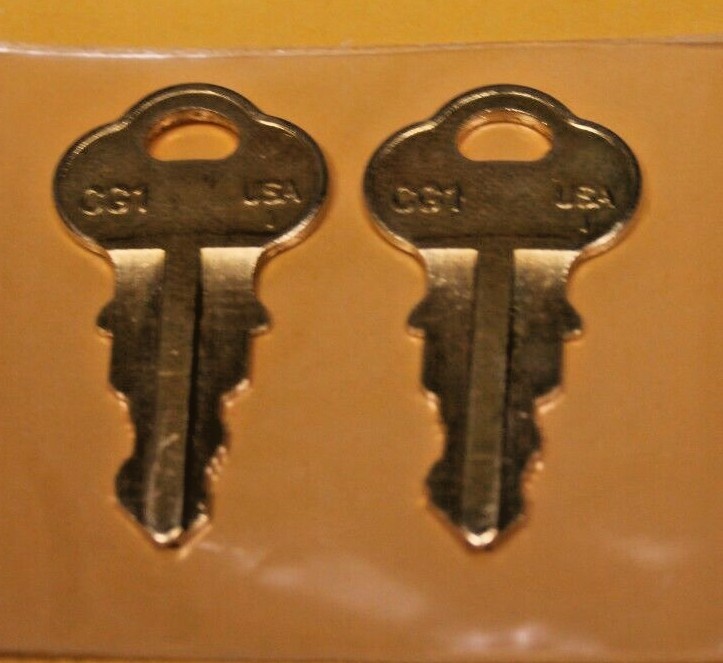 C2201-C2400 Two keys Chicago Style Double Sided Keys. cut and ready to use.