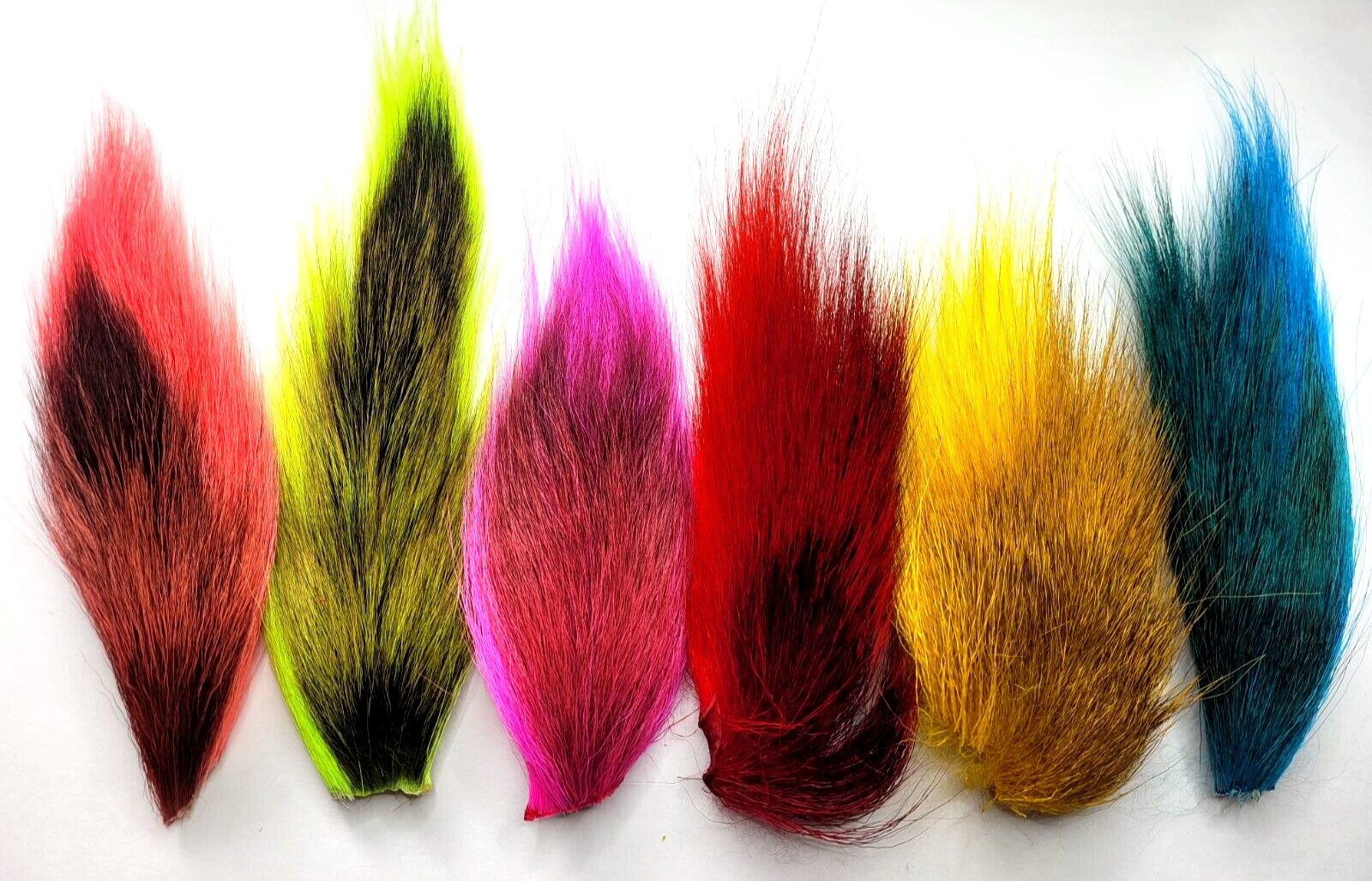 BUCKTAIL COMBO PACK - 6 COLORS - CUSTOM COMBOS - Fly Tying Material - Jig - NEW!