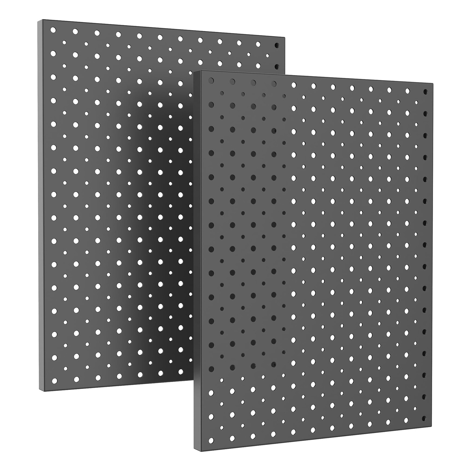 Metal Pegboard Panels, Pegboard Wall Organizer, Black Peg Boards for Wall, Ga...