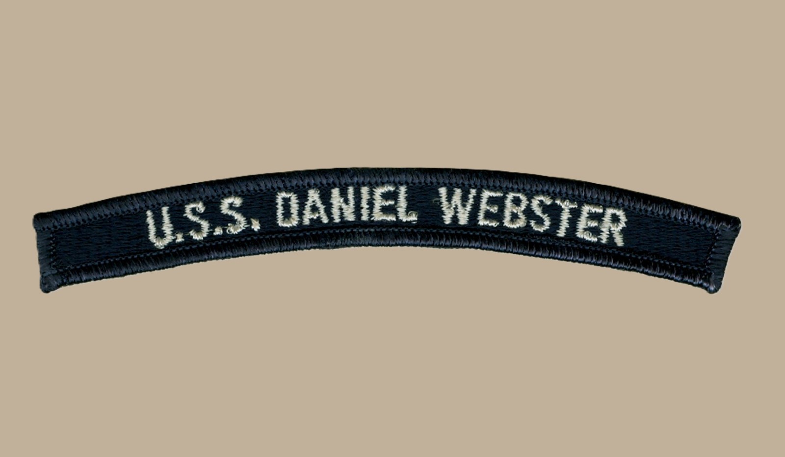 US Navy SSBN-626 USS Daniel Webster Submarine UIM Shoulder Rocker Tab (01)