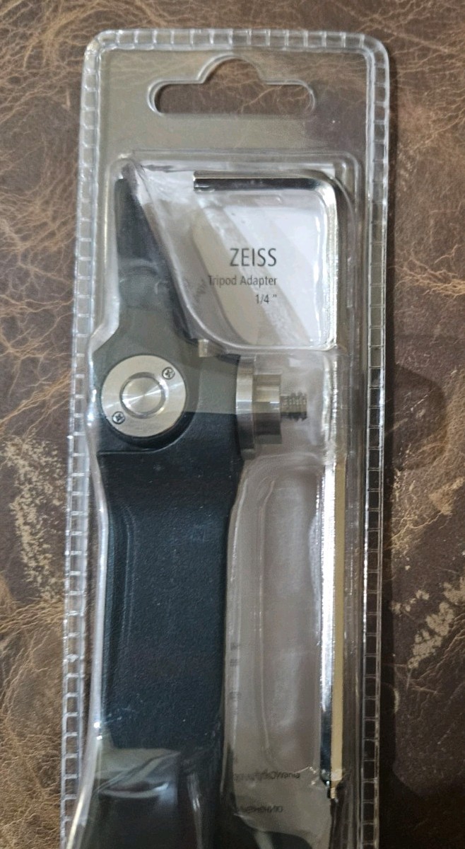 ZEISS Tripod Adapter 1/4" For Victory SFL, Conquest HD, HDX & Terra ED Model NEW