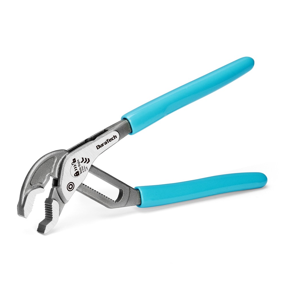 DURATECH 10" Water Pump Plier Adjustable Tongue Groove Joint Slide-to-Unlock